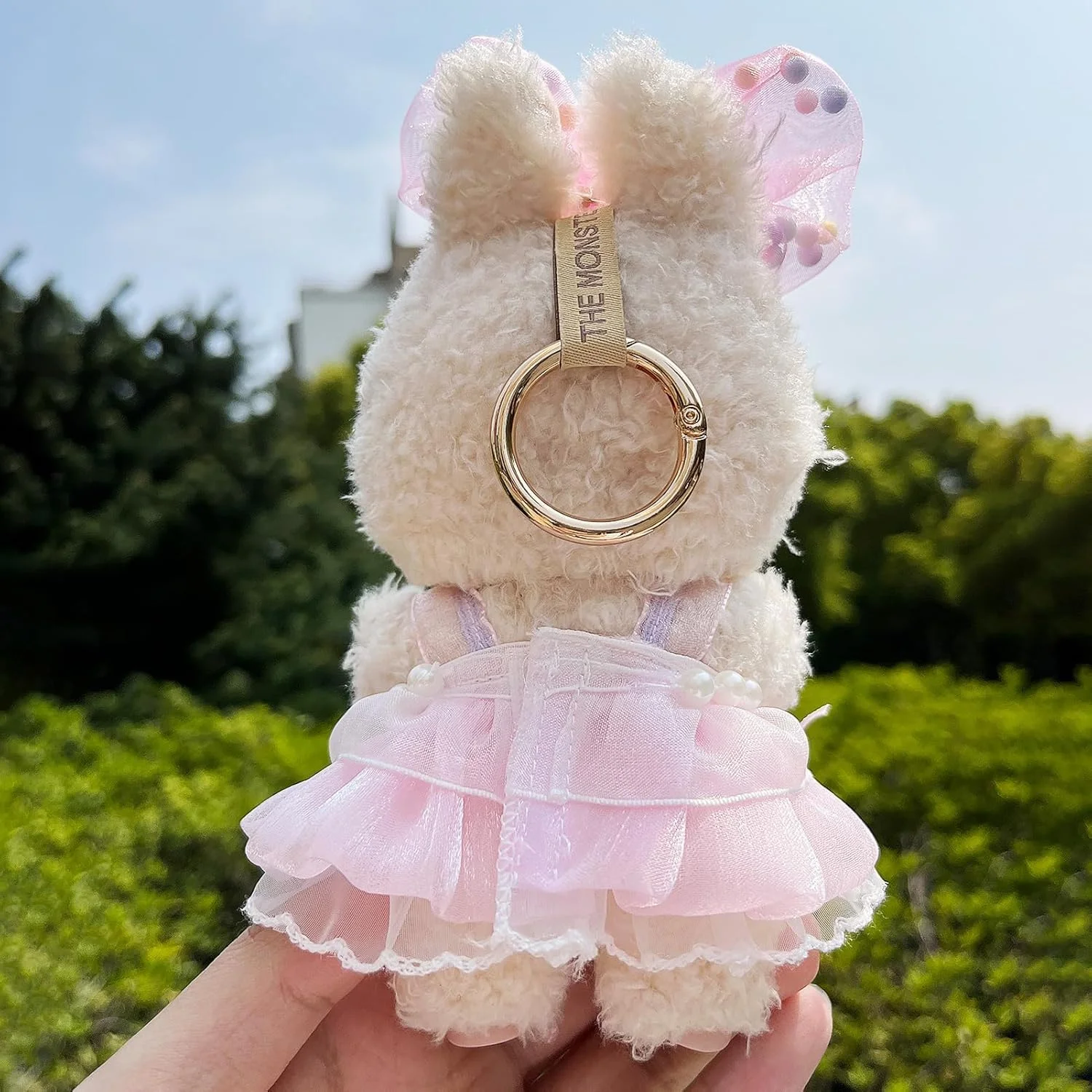 ست دامن توری صورتی و گیره موی فانتزی KASTWAVE برای عروسک لابوبو - دامن مینی چین دار با تزیین مروارید، مناسب عروسک های کلکسیونی 17 سانتی متری، هدیه برای دختران ست دامن توری صورتی و گیره موی فانتزی KASTWAVE برای عروسک لابوبو - دامن مینی چین دار با تزیین مروارید، مناسب عروسک های کلکسیونی 17 سانتی متری، هدیه برای دختران