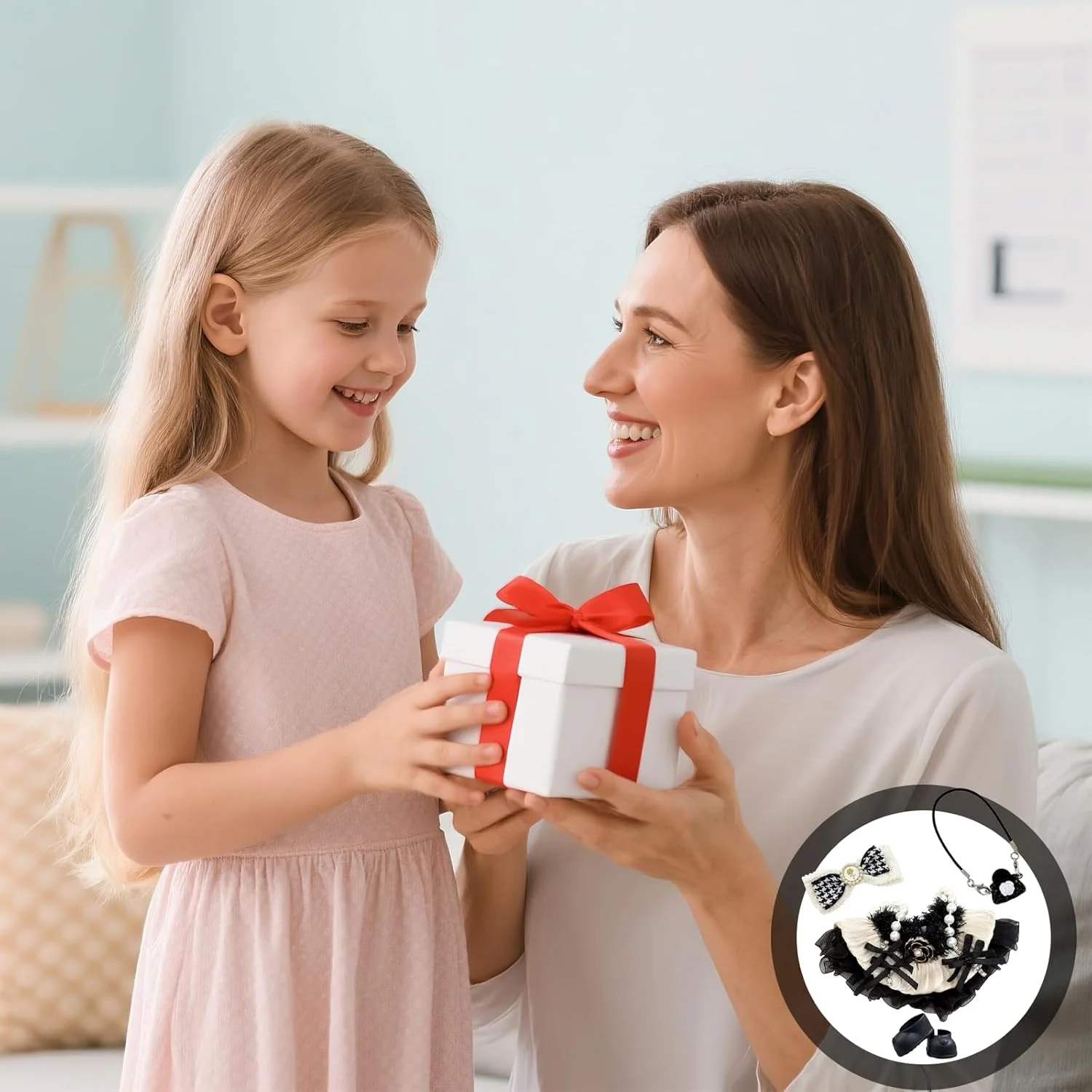 لباس عروسک کلاسیک مناسب عروسک های 17 سانتی متری، ست لوازم جانبی لباس عروسک های شیک و مد روز شامل لباس، گیره مو، کیف و کفش، هدیه تولد برای دختران، بدون عروسک لباس عروسک کلاسیک مناسب عروسک های 17 سانتی متری، ست لوازم جانبی لباس عروسک های شیک و مد روز شامل لباس، گیره مو، کیف و کفش، هدیه تولد برای دختران، بدون عروسک