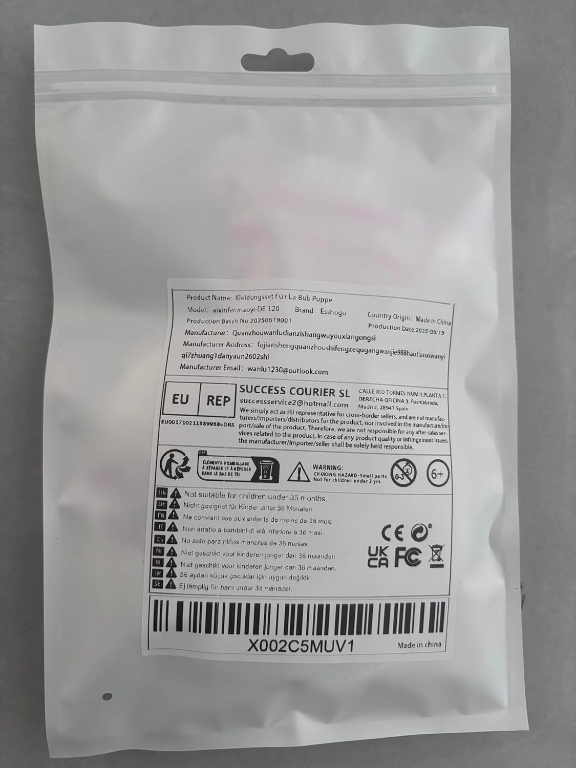 ست لباس عروسک Esshogo، لباس برای عروسک پولیشی 17 سانتی متری، لباس عروسک، لباس برای عروسک 17 سانتی متری ست لباس عروسک Esshogo، لباس برای عروسک پولیشی 17 سانتی متری، لباس عروسک، لباس برای عروسک 17 سانتی متری