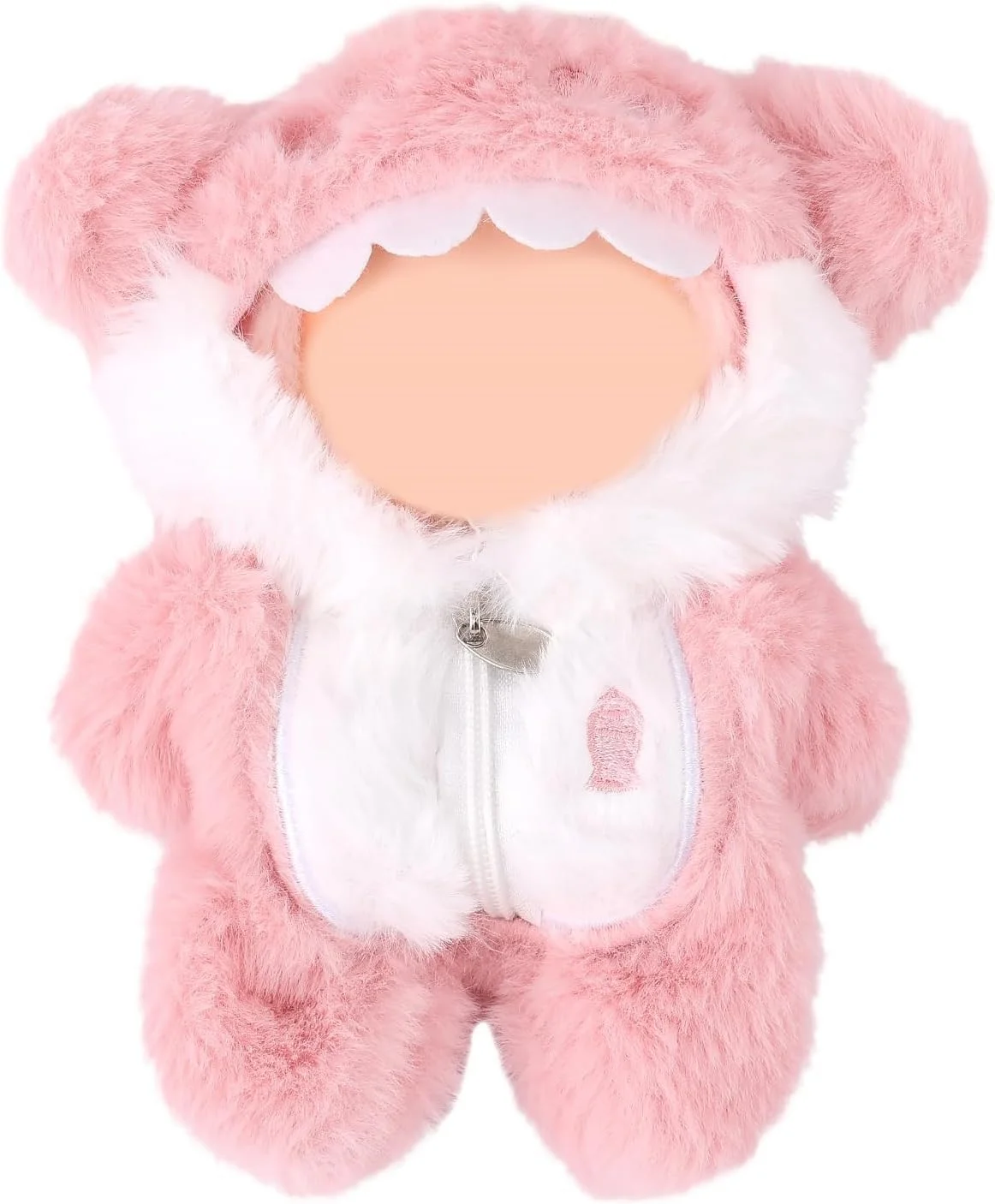 ست لباس عروسک 17 سانتی متری (عروسک شامل نمی شود)، ست سرهمی برای لباس عروسک 6.7 اینچی، لباس سرهمی طرح حیوانات، لباس های فانتزی و لوازم جانبی زیبا برای عروسک نسل 1/2/3 (صورتی)