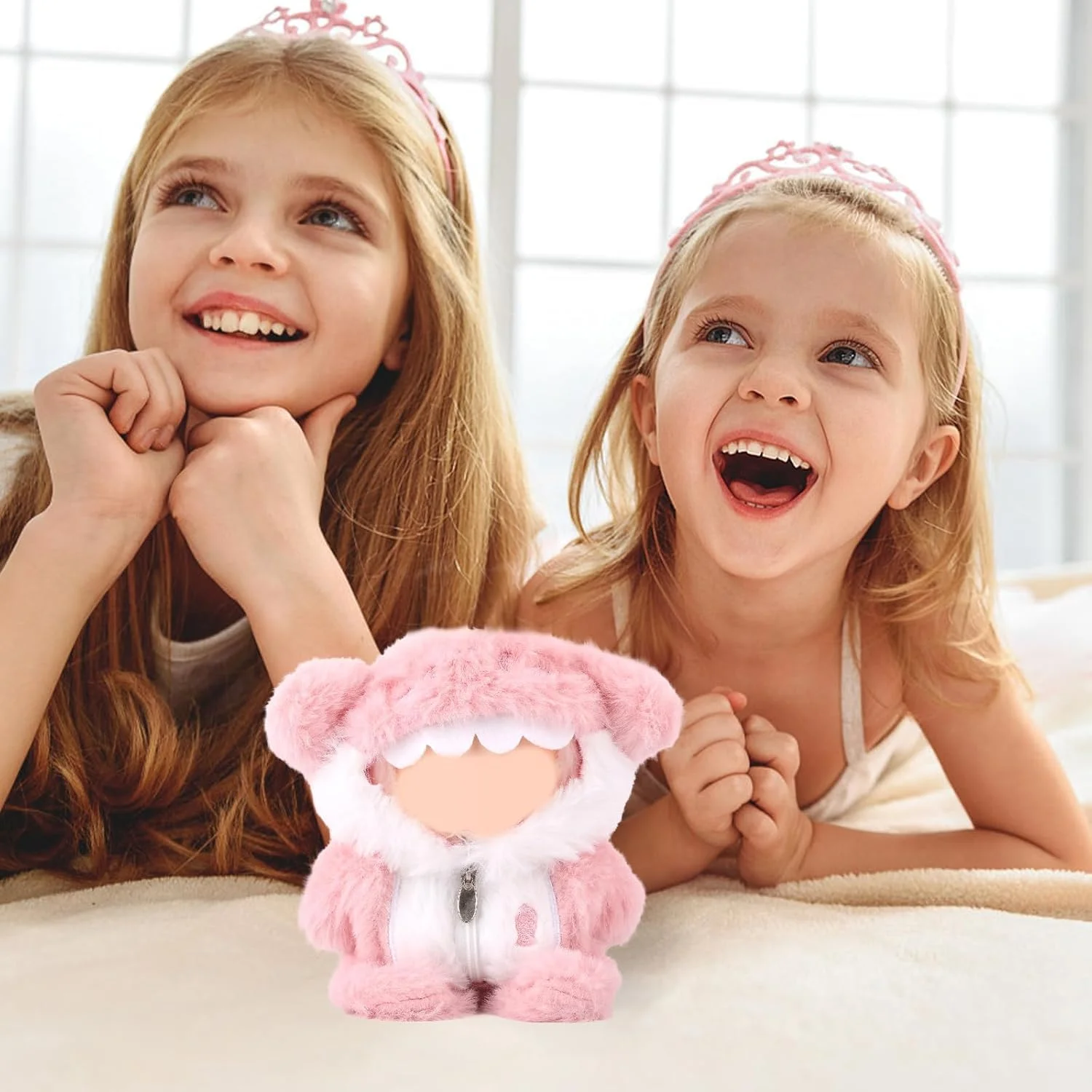 ست لباس عروسک 17 سانتی متری (عروسک شامل نمی شود)، ست سرهمی برای لباس عروسک 6.7 اینچی، لباس سرهمی طرح حیوانات، لباس های فانتزی و لوازم جانبی زیبا برای عروسک نسل 1/2/3 (صورتی) ست لباس عروسک 17 سانتی متری (عروسک شامل نمی شود)، ست سرهمی برای لباس عروسک 6.7 اینچی، لباس سرهمی طرح حیوانات، لباس های فانتزی و لوازم جانبی زیبا برای عروسک نسل 1/2/3 (صورتی)