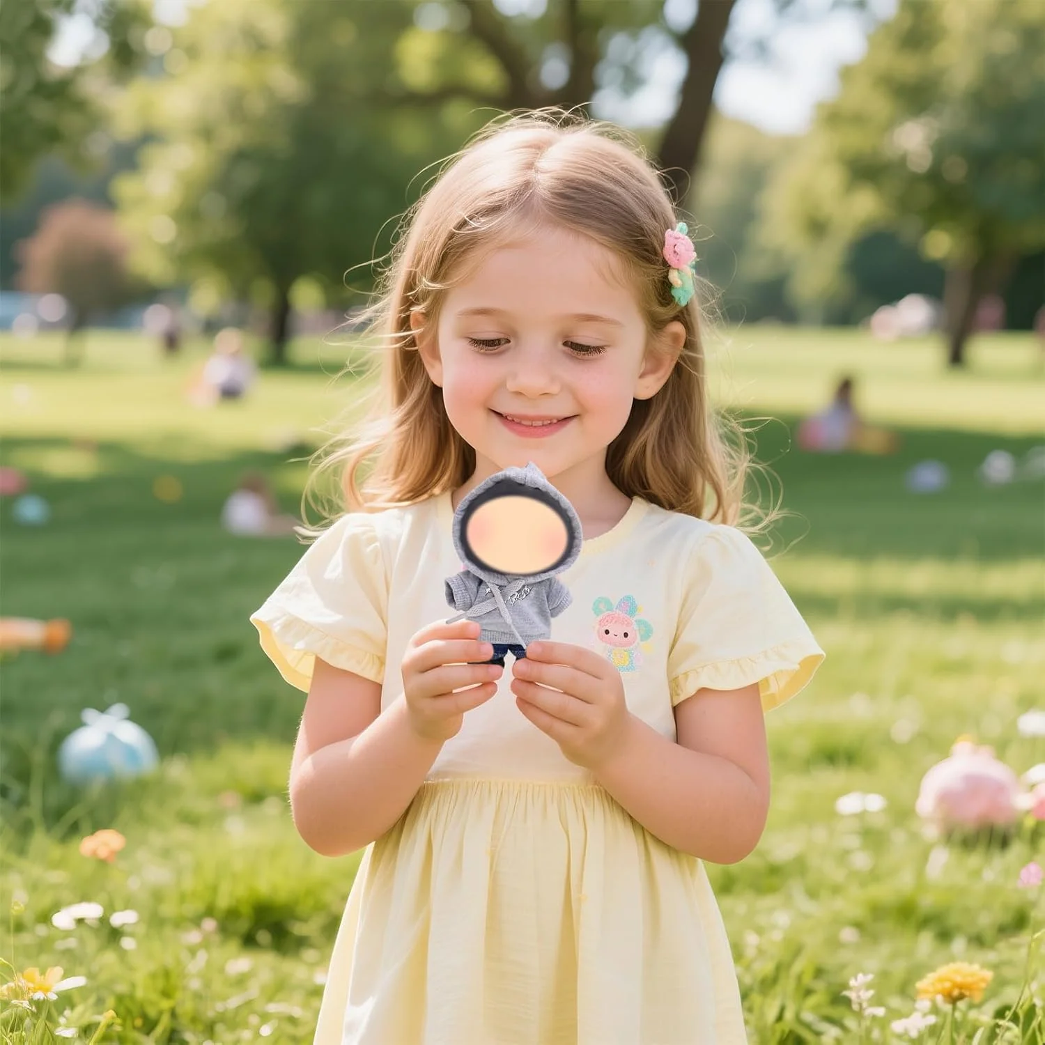 ست لباس عروسک 17 سانتی متری، لباس ورزشی خاکستری با هودی ورزشی، شورت جین، کیف، کفش و گردنبند، هدیه تولد برای دختران، بدون عروسک ست لباس عروسک 17 سانتی متری، لباس ورزشی خاکستری با هودی ورزشی، شورت جین، کیف، کفش و گردنبند، هدیه تولد برای دختران، بدون عروسک