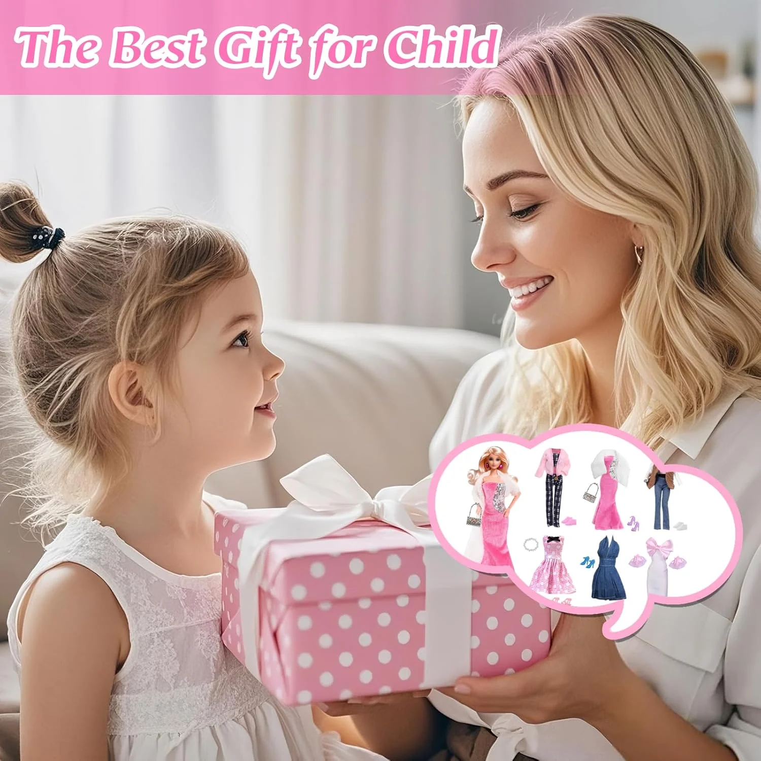 19 تکه لباس عروسک سازگار با عروسک باربی شامل ست لباس پری دریایی، ست جلیقه پولیشی، ست ژاکت پولیشی، لباس خال خالی، لباس پاپیونی، لباس جین، 2 لوازم جانبی، 7 کفش برای عروسک های 11.5 اینچی هدیه دخترانه 19 تکه لباس عروسک سازگار با عروسک باربی شامل ست لباس پری دریایی، ست جلیقه پولیشی، ست ژاکت پولیشی، لباس خال خالی، لباس پاپیونی، لباس جین، 2 لوازم جانبی، 7 کفش برای عروسک های 11.5 اینچی هدیه دخترانه