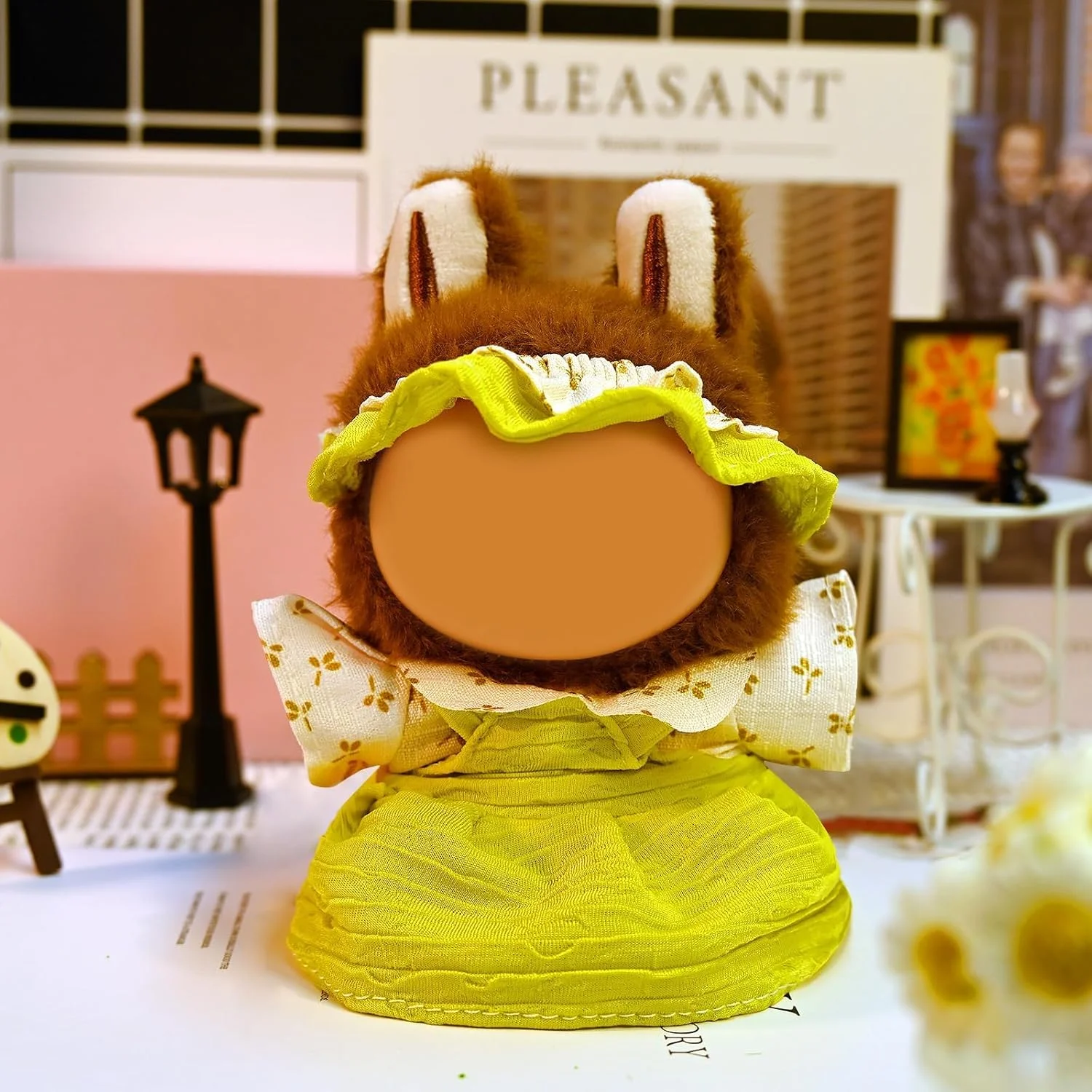 لباس عروسک 17 سانتی متری، لباس های عروسکی زیبا مناسب برای لوازم جانبی عروسک ها، لباس های مجلسی برای عروسک پولیشی 17 سانتی متری، طراحی شده برای لباس های لابوبو، لباس های مد روز ممتاز با لوازم جانبی