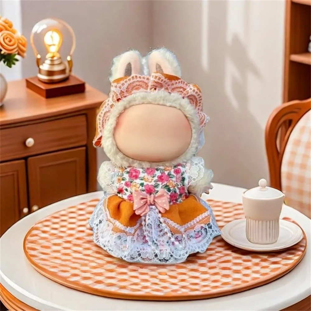 لباس عروسک 17 سانتی متری - لباس برای عروسک های لابوبو، ست لباس عروسک AZONEE برای عروسک های 17 سانتی متری، لباس دست ساز زیبا AZONEE با لوازم جانبی، دامن و هدبند مد روز برای عروسک ها، زرد لباس عروسک 17 سانتی متری - لباس برای عروسک های لابوبو، ست لباس عروسک AZONEE برای عروسک های 17 سانتی متری، لباس دست ساز زیبا AZONEE با لوازم جانبی، دامن و هدبند مد روز برای عروسک ها، زرد