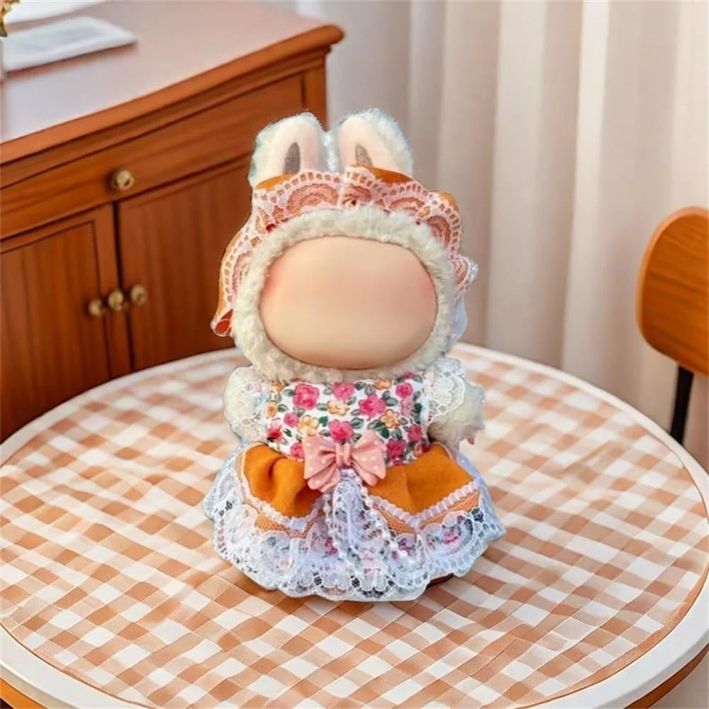 لباس عروسک 17 سانتی متری - لباس برای عروسک های لابوبو، ست لباس عروسک AZONEE برای عروسک های 17 سانتی متری، لباس دست ساز زیبا AZONEE با لوازم جانبی، دامن و هدبند مد روز برای عروسک ها، زرد لباس عروسک 17 سانتی متری - لباس برای عروسک های لابوبو، ست لباس عروسک AZONEE برای عروسک های 17 سانتی متری، لباس دست ساز زیبا AZONEE با لوازم جانبی، دامن و هدبند مد روز برای عروسک ها، زرد