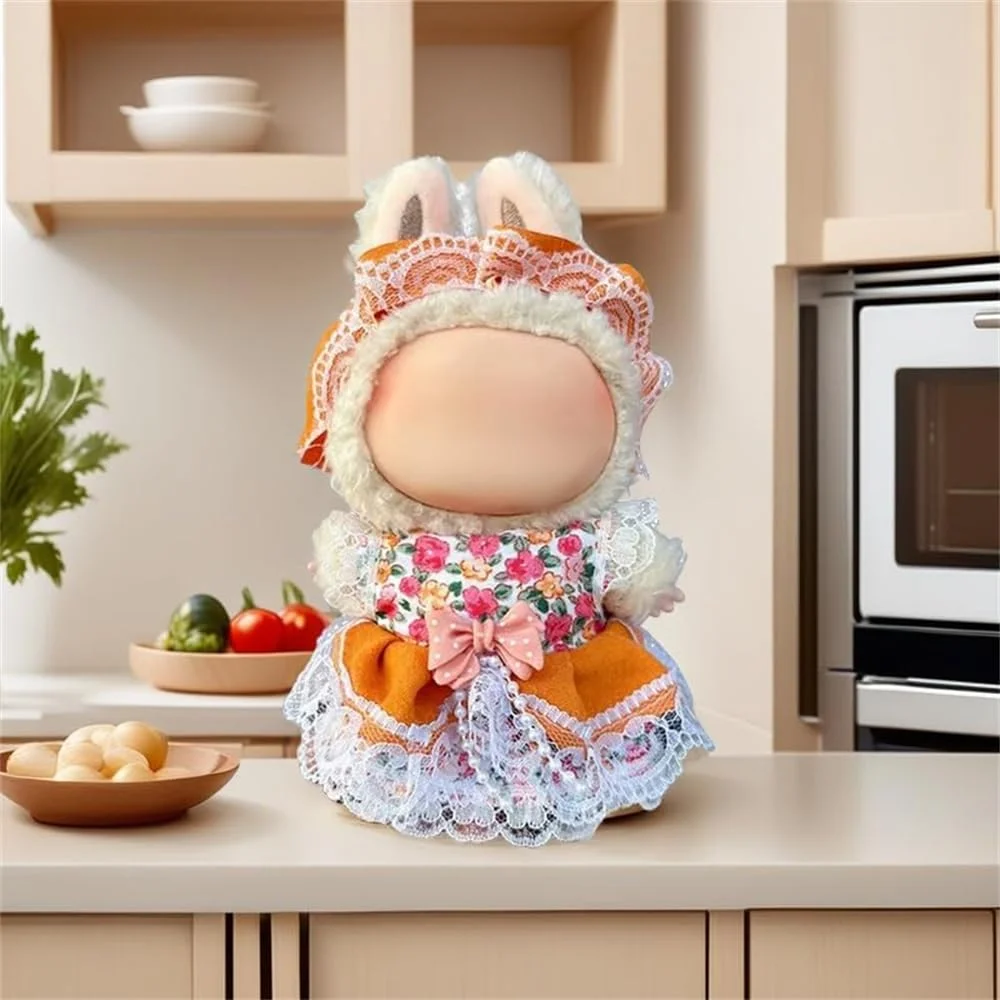 لباس عروسک 17 سانتی متری - لباس برای عروسک های لابوبو، ست لباس عروسک AZONEE برای عروسک های 17 سانتی متری، لباس دست ساز زیبا AZONEE با لوازم جانبی، دامن و هدبند مد روز برای عروسک ها، زرد لباس عروسک 17 سانتی متری - لباس برای عروسک های لابوبو، ست لباس عروسک AZONEE برای عروسک های 17 سانتی متری، لباس دست ساز زیبا AZONEE با لوازم جانبی، دامن و هدبند مد روز برای عروسک ها، زرد