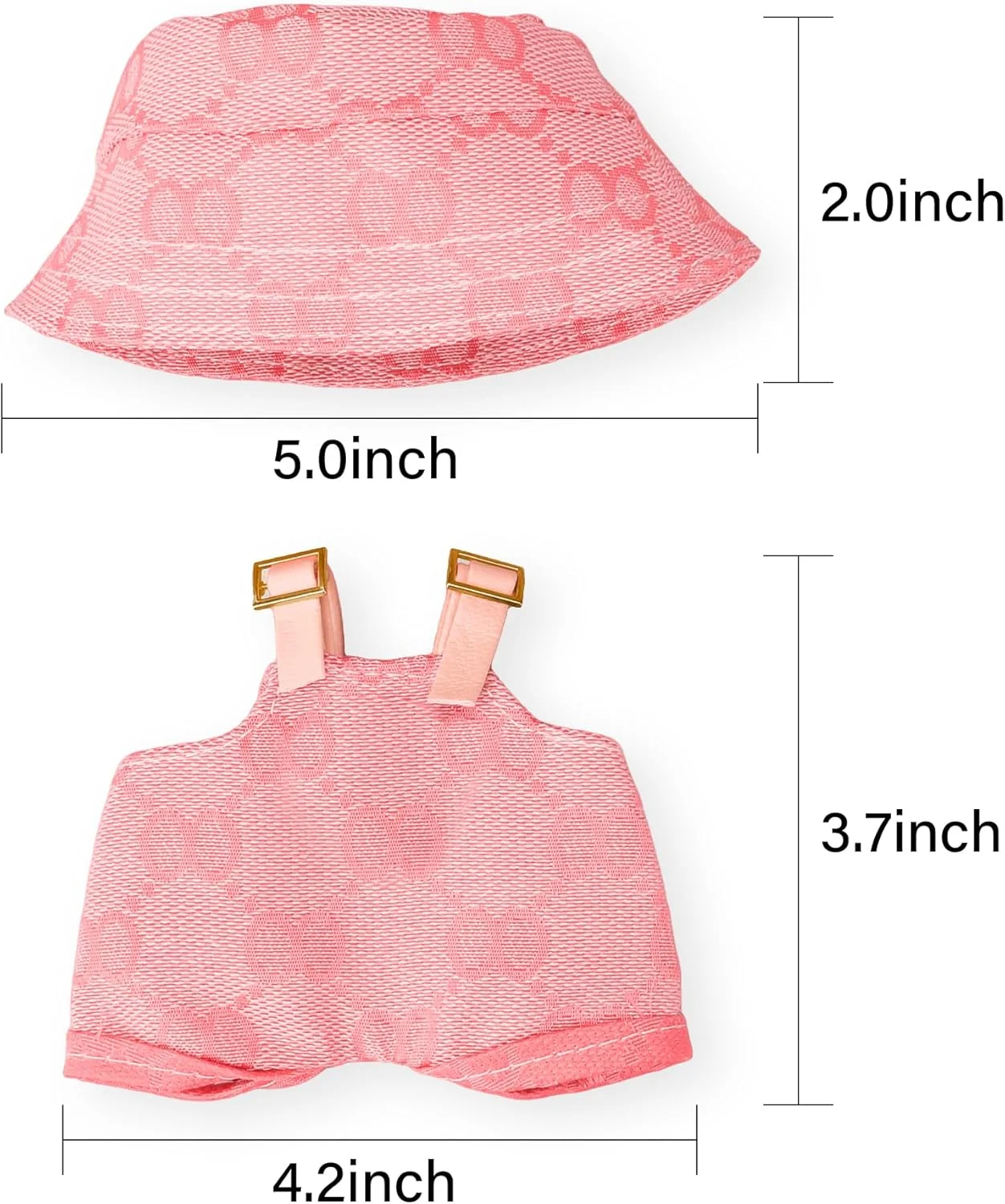 ست لباس عروسک برای عروسک های 15-17 سانتی متری، لباس عروسک صورتی ممتاز 2 تکه، لوازم جانبی عروسک شامل سرهمی، کلاه، لباس شیک و زیبا با استایل منحصر به فرد ست لباس عروسک برای عروسک های 15-17 سانتی متری، لباس عروسک صورتی ممتاز 2 تکه، لوازم جانبی عروسک شامل سرهمی، کلاه، لباس شیک و زیبا با استایل منحصر به فرد