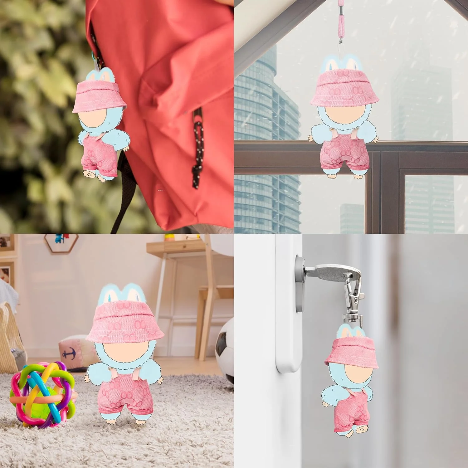 ست لباس عروسک برای عروسک های 15-17 سانتی متری، لباس عروسک صورتی ممتاز 2 تکه، لوازم جانبی عروسک شامل سرهمی، کلاه، لباس شیک و زیبا با استایل منحصر به فرد ست لباس عروسک برای عروسک های 15-17 سانتی متری، لباس عروسک صورتی ممتاز 2 تکه، لوازم جانبی عروسک شامل سرهمی، کلاه، لباس شیک و زیبا با استایل منحصر به فرد