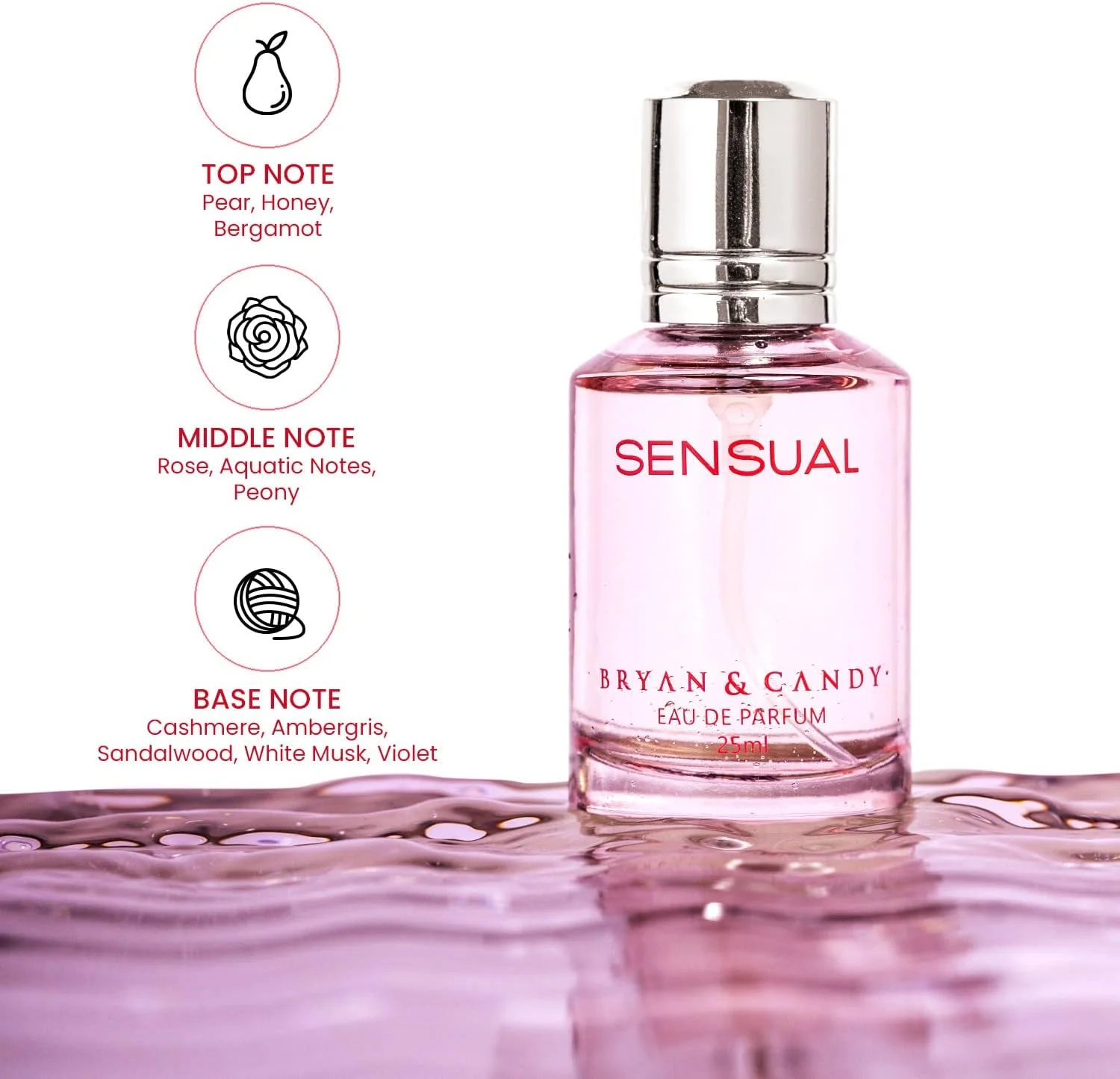برایان اند کندی Sensual - 25ml: رایحه ای ماندگار، تازه و آرامش بخش برای زنان برایان اند کندی Sensual - 25ml: رایحه ای ماندگار، تازه و آرامش بخش برای زنان