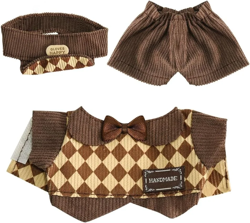 ست لباس عروسک 17 سانتی متری برای لابوبو، AZONEE شامل 3 تکه لباس شیک، کلاه و لوازم جانبی، لباس پوشاندن آسان برای عروسک های 17 سانتی متری، ایده آل برای نمایش و عکاسی، عروسک شامل نمی شود ست لباس عروسک 17 سانتی متری برای لابوبو، AZONEE شامل 3 تکه لباس شیک، کلاه و لوازم جانبی، لباس پوشاندن آسان برای عروسک های 17 سانتی متری، ایده آل برای نمایش و عکاسی، عروسک شامل نمی شود