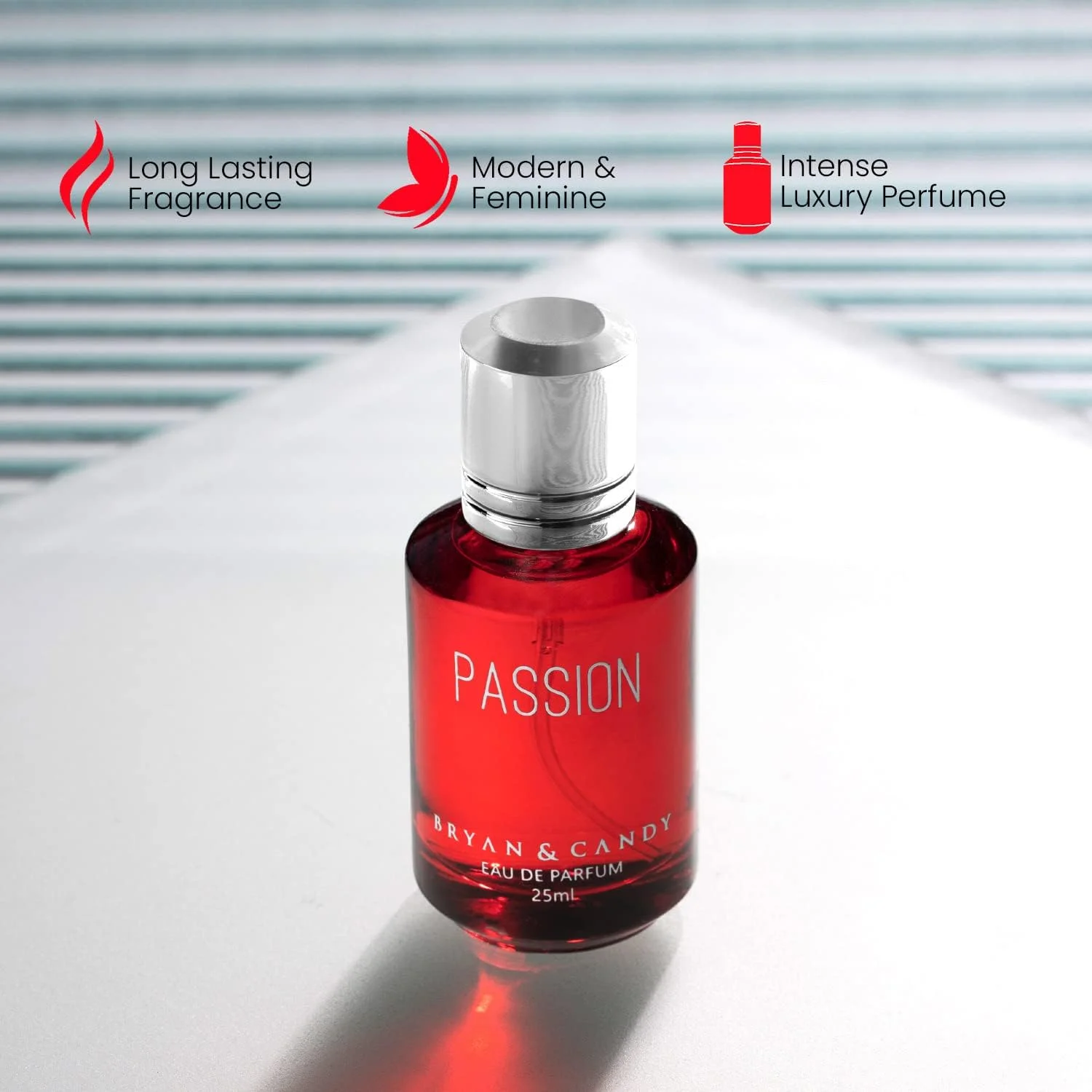 عطر زنانه برایان اند کندی پشن (ادو پرفیوم) | 25 میلی لیتر | عطر زنانه، رایحه ماندگار، تازه و آرامش بخش