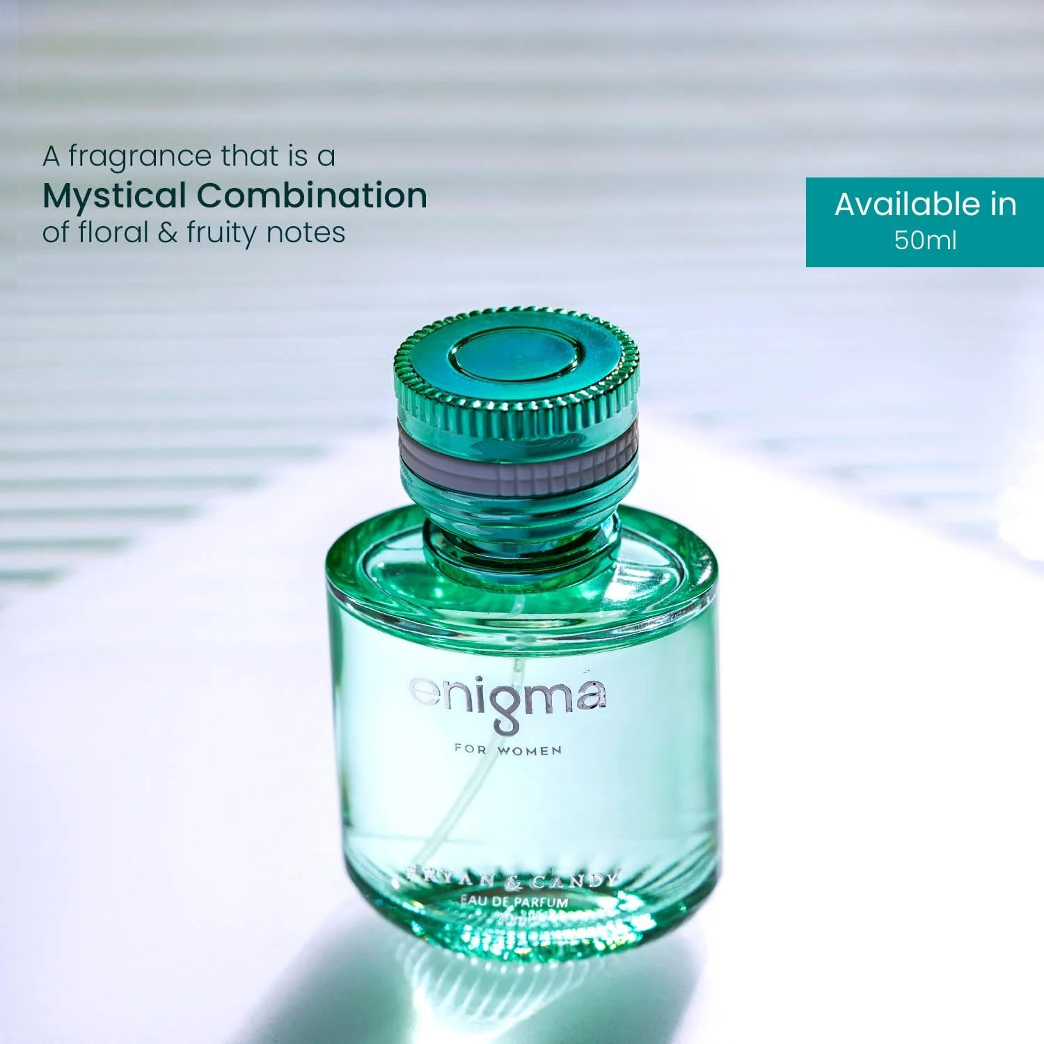 ادکلن زنانه برایان اند کندی مدل Enigma (ادو پرفیوم) | 50 میلی لیتر | عطر زنانه، رایحه ماندگار، تازه و آرامش بخش ادکلن زنانه برایان اند کندی مدل Enigma (ادو پرفیوم) | 50 میلی لیتر | عطر زنانه، رایحه ماندگار، تازه و آرامش بخش