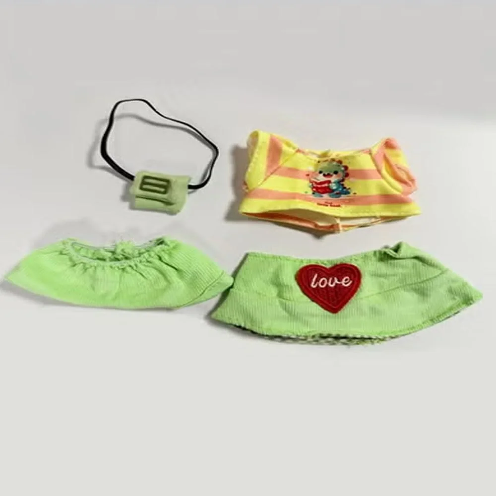 ست لباس و لوازم جانبی عروسک لابوبو KUTIS، 4 تکه - لباس های چند رنگ با استایل غیر رسمی برای بازی های خیالی - بسته لباس و لوازم جانبی برای کودکان و کلکسیونرها ست لباس و لوازم جانبی عروسک لابوبو KUTIS، 4 تکه - لباس های چند رنگ با استایل غیر رسمی برای بازی های خیالی - بسته لباس و لوازم جانبی برای کودکان و کلکسیونرها