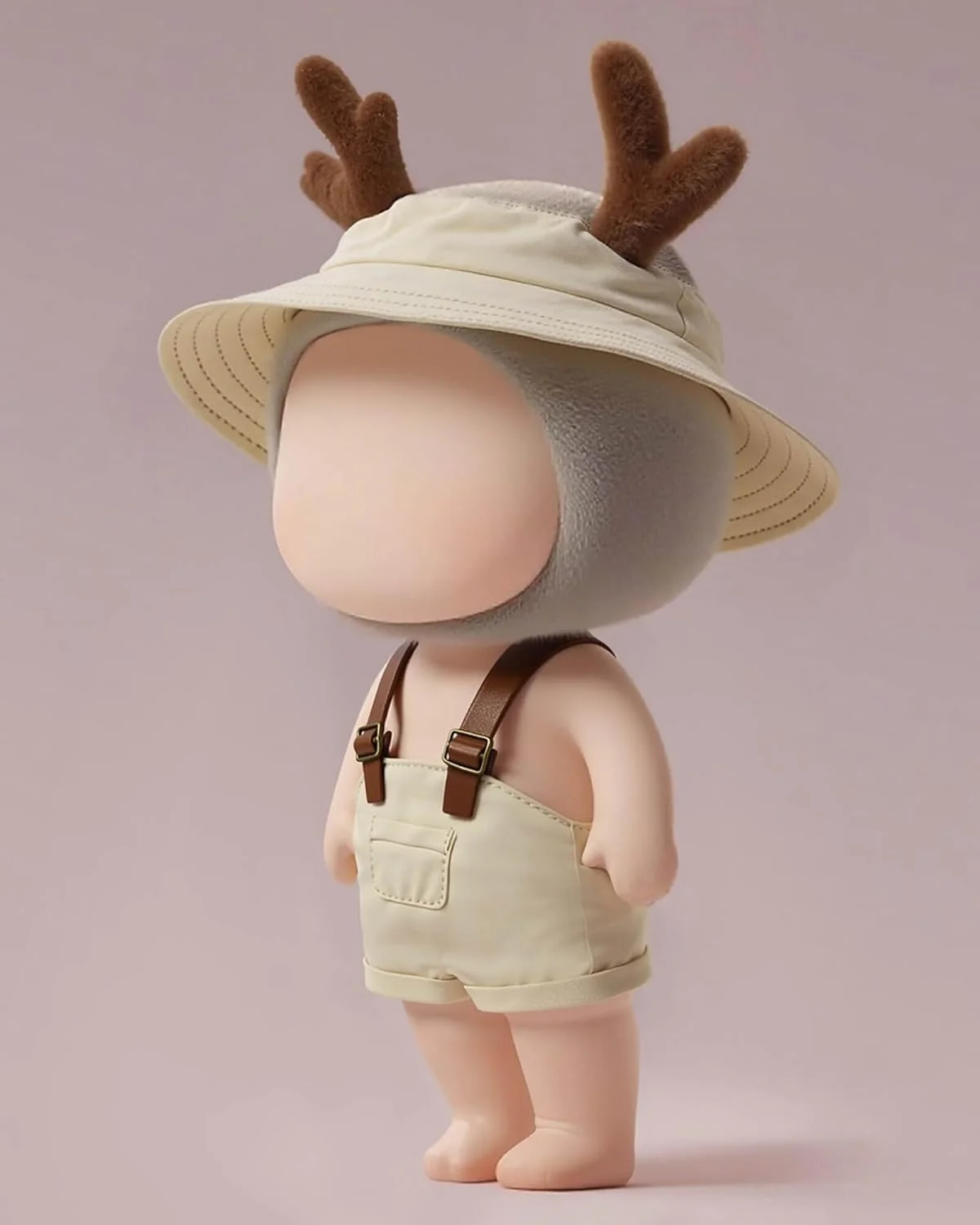 ست لباس عروسک مینیاتوری: لباس عروسک 17 سانتی متری با کلاه سطلی بژ و شورت ساس بند دار، لباس عروسک مد روز، ایده آل برای کلکسیونرهای عروسک ست لباس عروسک مینیاتوری: لباس عروسک 17 سانتی متری با کلاه سطلی بژ و شورت ساس بند دار، لباس عروسک مد روز، ایده آل برای کلکسیونرهای عروسک