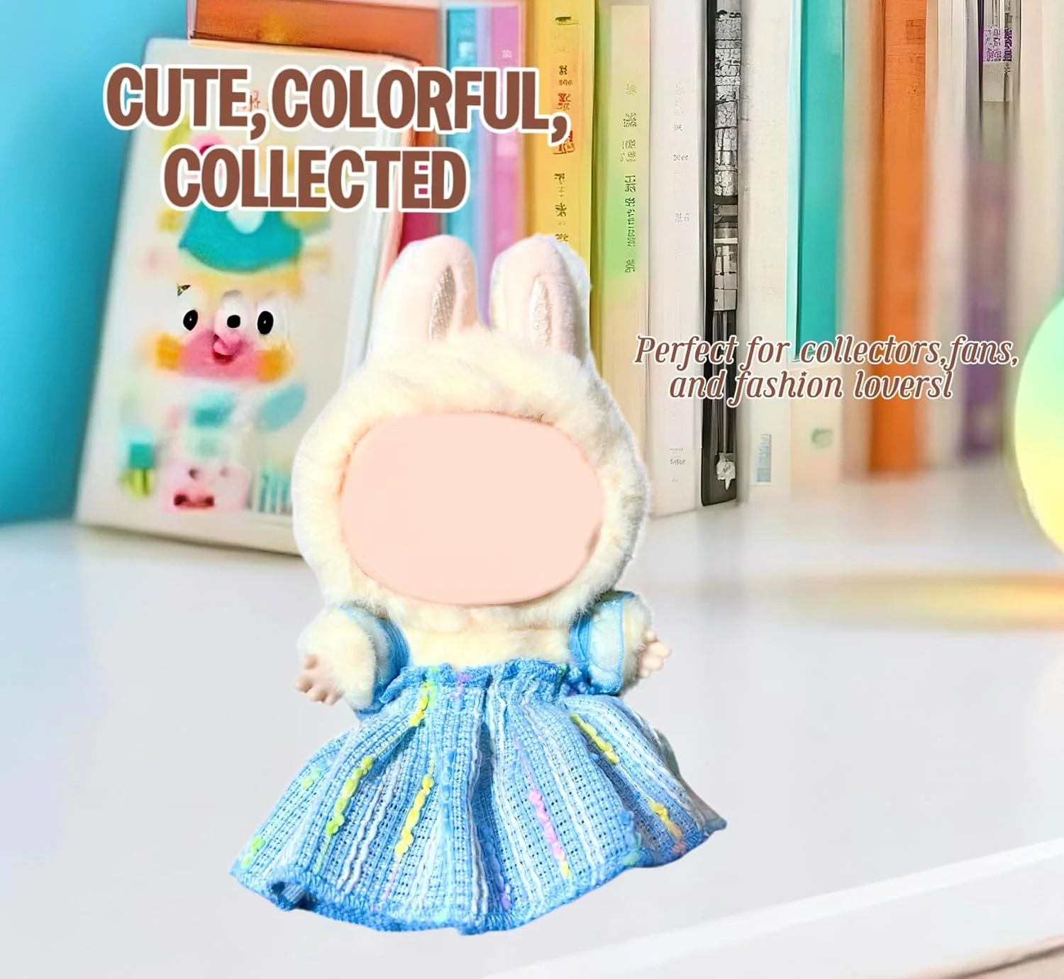 ست لباس عروسک 17 سانتی متری (فقط لباس) شامل دامن و لباس بند دار زیبا برای عروسک های بوبو، ظاهری منحصر به فرد و شیک، لوازم جانبی دست ساز مد روز برای عروسک (دامن پلیسه ای بند دار آبی) ست لباس عروسک 17 سانتی متری (فقط لباس) شامل دامن و لباس بند دار زیبا برای عروسک های بوبو، ظاهری منحصر به فرد و شیک، لوازم جانبی دست ساز مد روز برای عروسک (دامن پلیسه ای بند دار آبی)