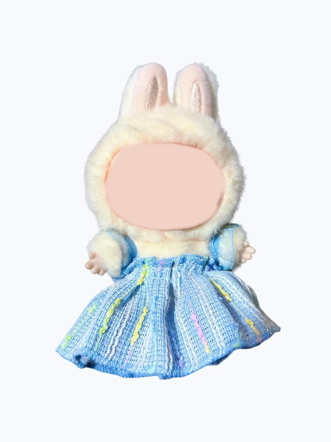 ست لباس عروسک 17 سانتی متری (فقط لباس) شامل دامن و لباس بند دار زیبا برای عروسک های بوبو، ظاهری منحصر به فرد و شیک، لوازم جانبی دست ساز مد روز برای عروسک (دامن پلیسه ای بند دار آبی) ست لباس عروسک 17 سانتی متری (فقط لباس) شامل دامن و لباس بند دار زیبا برای عروسک های بوبو، ظاهری منحصر به فرد و شیک، لوازم جانبی دست ساز مد روز برای عروسک (دامن پلیسه ای بند دار آبی)