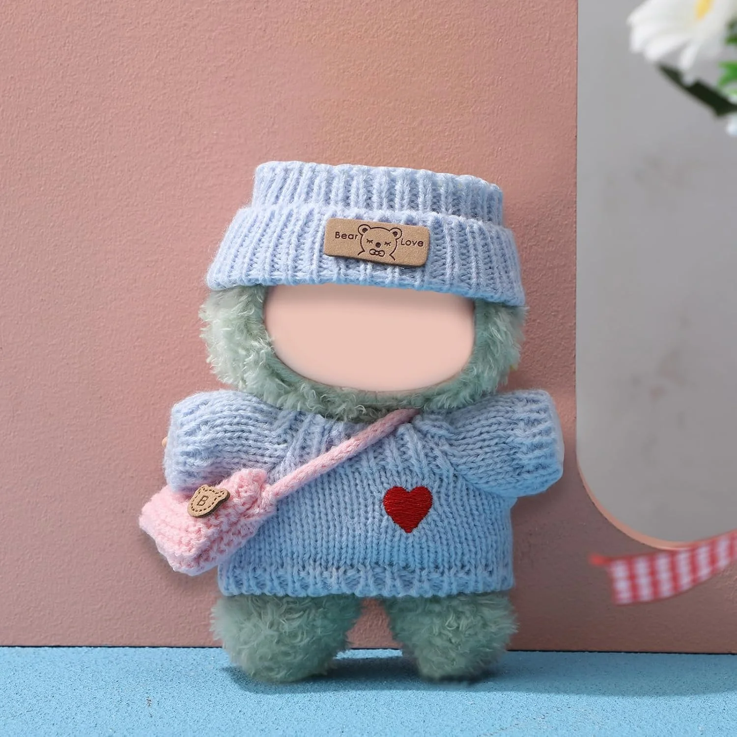 ست لباس عروسک 17 سانتی متری Simgoing، لباس های زیبا برای عروسک 17 سانتی متری، لوازم جانبی شیک و جذاب برای لباس پوشیدن (5 تکه، سبک ژاکت قلبی) ست لباس عروسک 17 سانتی متری Simgoing، لباس های زیبا برای عروسک 17 سانتی متری، لوازم جانبی شیک و جذاب برای لباس پوشیدن (5 تکه، سبک ژاکت قلبی)