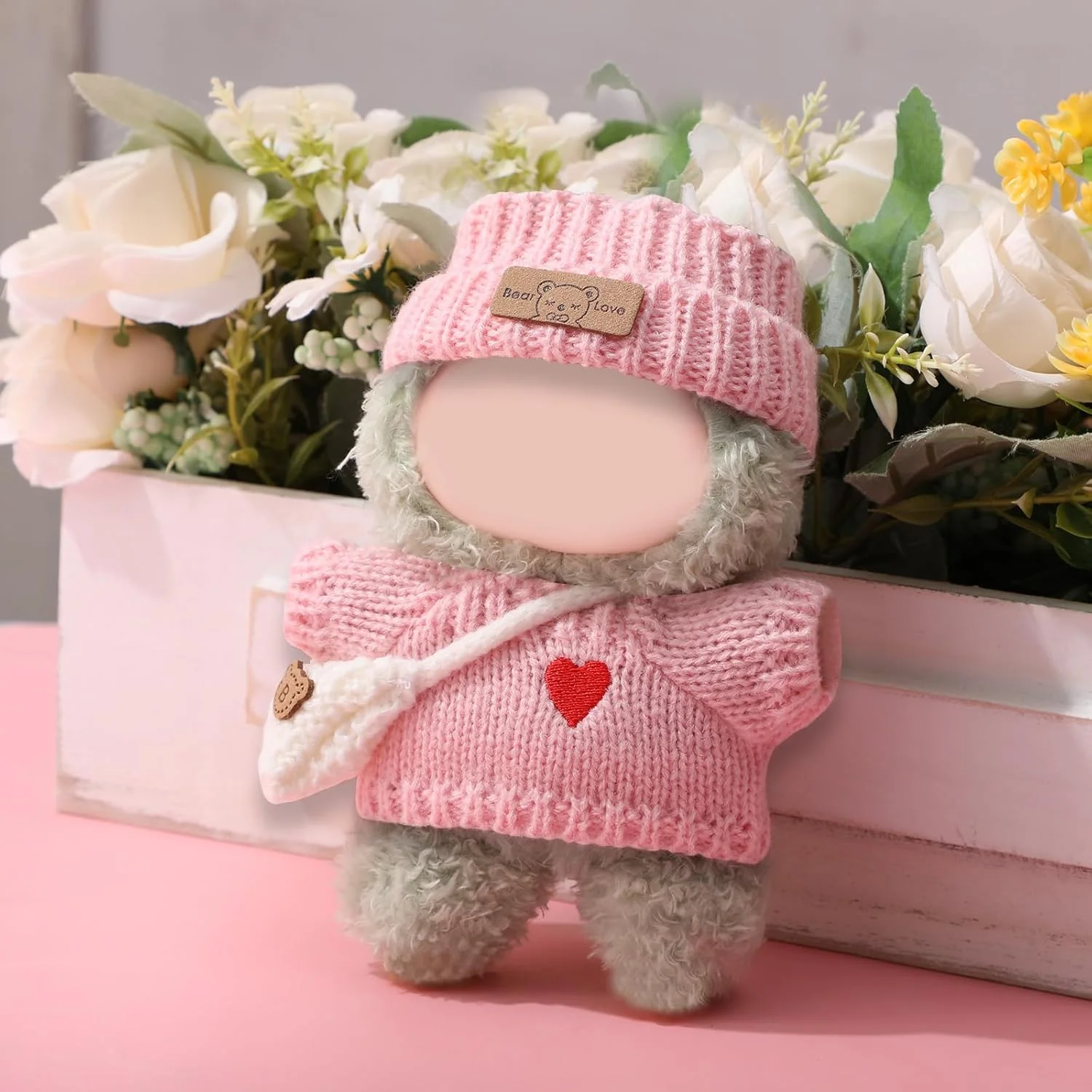 ست لباس عروسک 17 سانتی متری Simgoing، لباس های زیبا برای عروسک 17 سانتی متری، لوازم جانبی شیک و جذاب برای لباس پوشیدن (5 تکه، سبک ژاکت قلبی) ست لباس عروسک 17 سانتی متری Simgoing، لباس های زیبا برای عروسک 17 سانتی متری، لوازم جانبی شیک و جذاب برای لباس پوشیدن (5 تکه، سبک ژاکت قلبی)