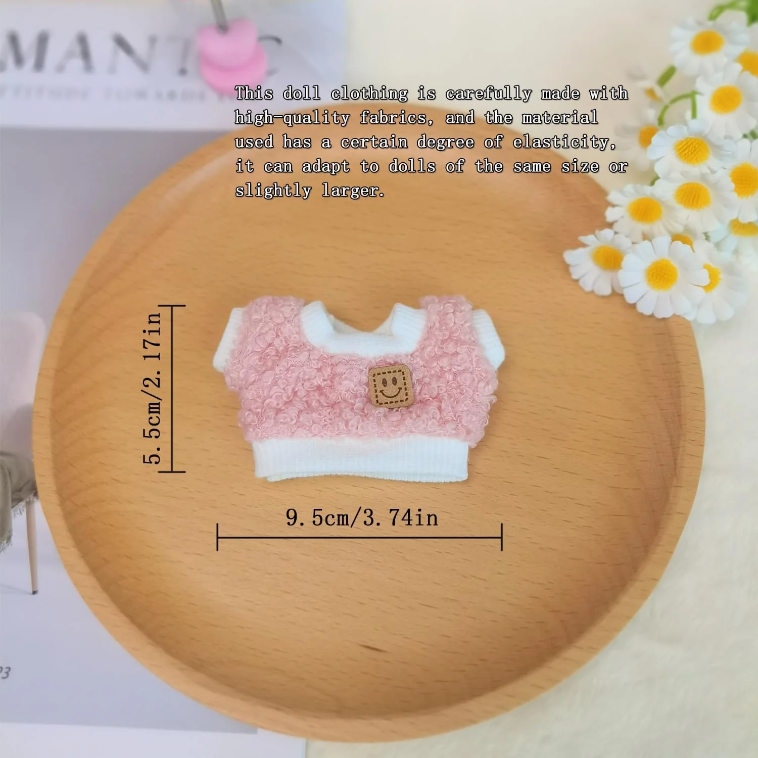 ست لباس 3 تکه عروسک دخترانه هفتم برای لابوبو (بدون عروسک) | تاپ + کلاه + کتری | سازگار با عروسک های 15-17 سانتی متری | مناسب برای علاقه مندان به لباس پوشیدن و کلکسیونرها (صورتی) ست لباس 3 تکه عروسک دخترانه هفتم برای لابوبو (بدون عروسک) | تاپ + کلاه + کتری | سازگار با عروسک های 15-17 سانتی متری | مناسب برای علاقه مندان به لباس پوشیدن و کلکسیونرها (صورتی)