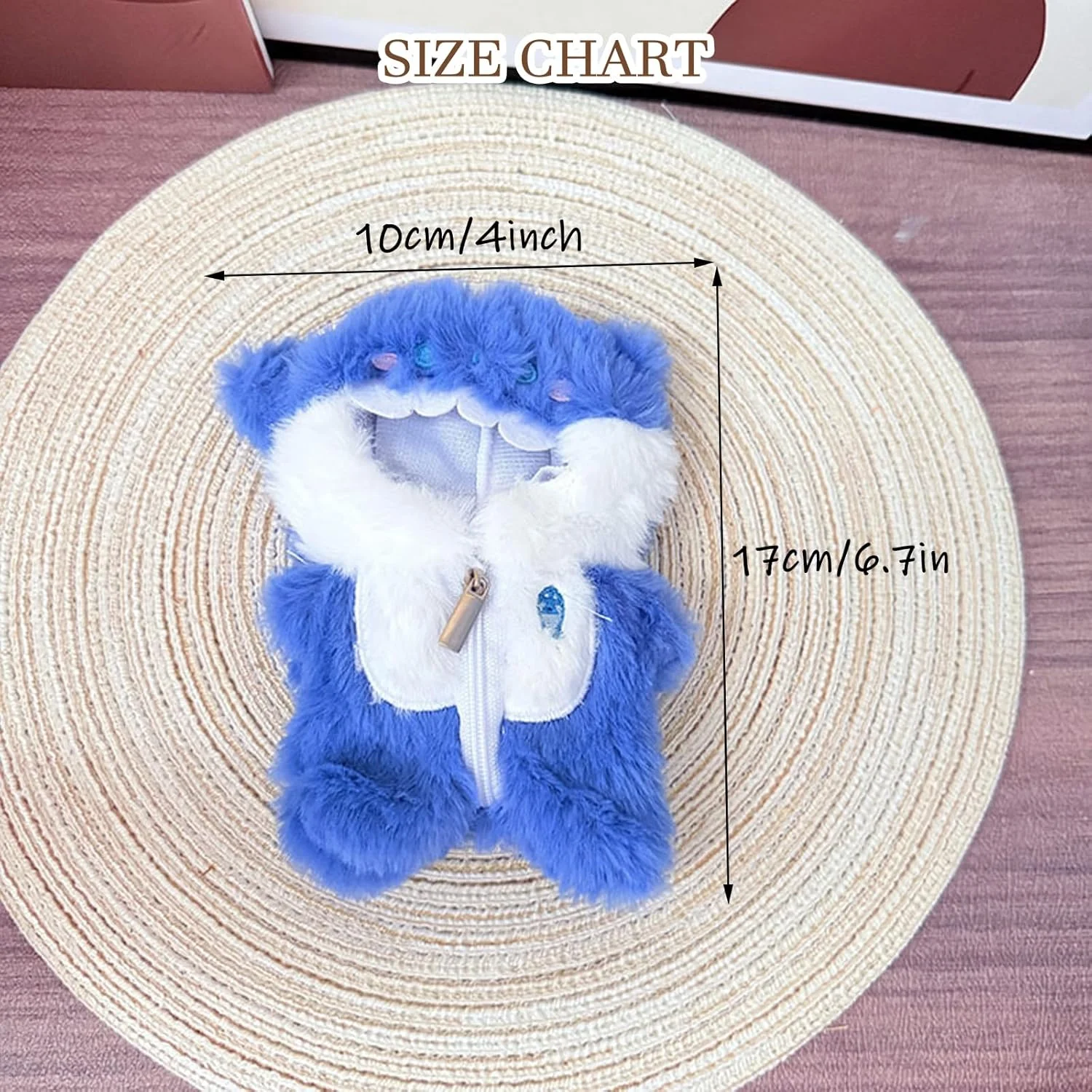 لباس عروسک TYXHXTF، لباس کوسه آبی شیک و زیبا، لباس عروسک بزرگ 17 سانتی متری، لباس پولیشی لباس عروسک TYXHXTF، لباس کوسه آبی شیک و زیبا، لباس عروسک بزرگ 17 سانتی متری، لباس پولیشی