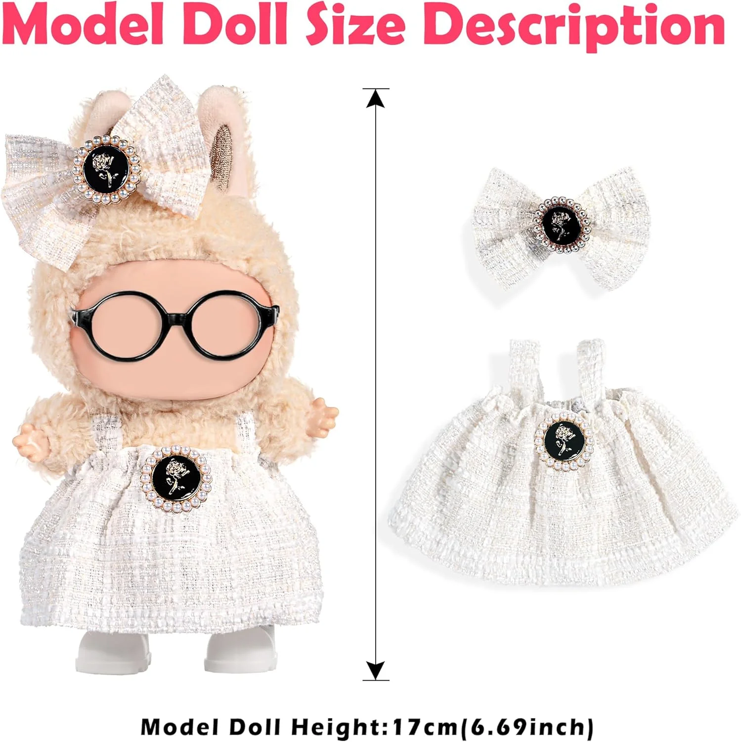 مجموعه 3 عددی لباس و لوازم جانبی شیک برای عروسک های 17 سانتی متری شامل - لوازم جانبی نرم و شیک (عروسک و عینک شامل نمی شوند) مجموعه 3 عددی لباس و لوازم جانبی شیک برای عروسک های 17 سانتی متری شامل - لوازم جانبی نرم و شیک (عروسک و عینک شامل نمی شوند)