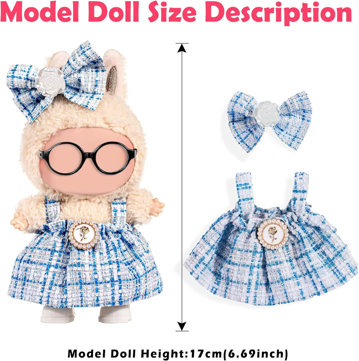 مجموعه 3 عددی لباس و لوازم جانبی شیک برای عروسک های 17 سانتی متری شامل - لوازم جانبی نرم و شیک (عروسک و عینک شامل نمی شوند) مجموعه 3 عددی لباس و لوازم جانبی شیک برای عروسک های 17 سانتی متری شامل - لوازم جانبی نرم و شیک (عروسک و عینک شامل نمی شوند)