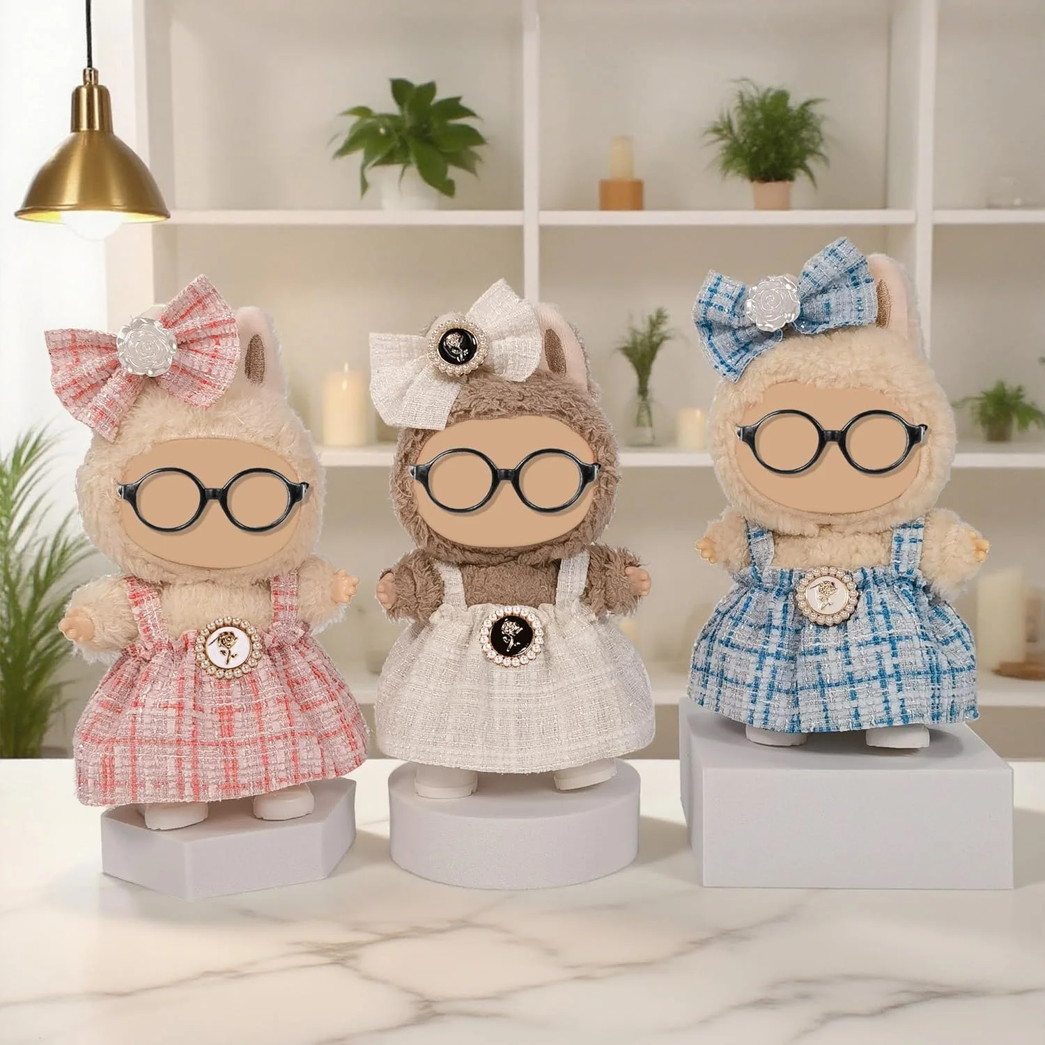 مجموعه 3 عددی لباس و لوازم جانبی شیک برای عروسک های 17 سانتی متری شامل - لوازم جانبی نرم و شیک (عروسک و عینک شامل نمی شوند) مجموعه 3 عددی لباس و لوازم جانبی شیک برای عروسک های 17 سانتی متری شامل - لوازم جانبی نرم و شیک (عروسک و عینک شامل نمی شوند)