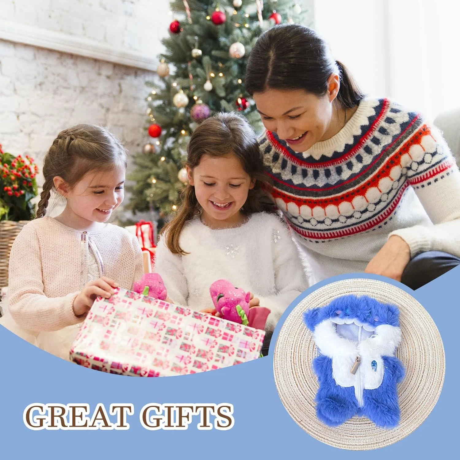 لباس عروسک TYXHXTF، لباس کوسه آبی شیک و زیبا، لباس عروسک بزرگ 17 سانتی متری، لباس پولیشی لباس عروسک TYXHXTF، لباس کوسه آبی شیک و زیبا، لباس عروسک بزرگ 17 سانتی متری، لباس پولیشی