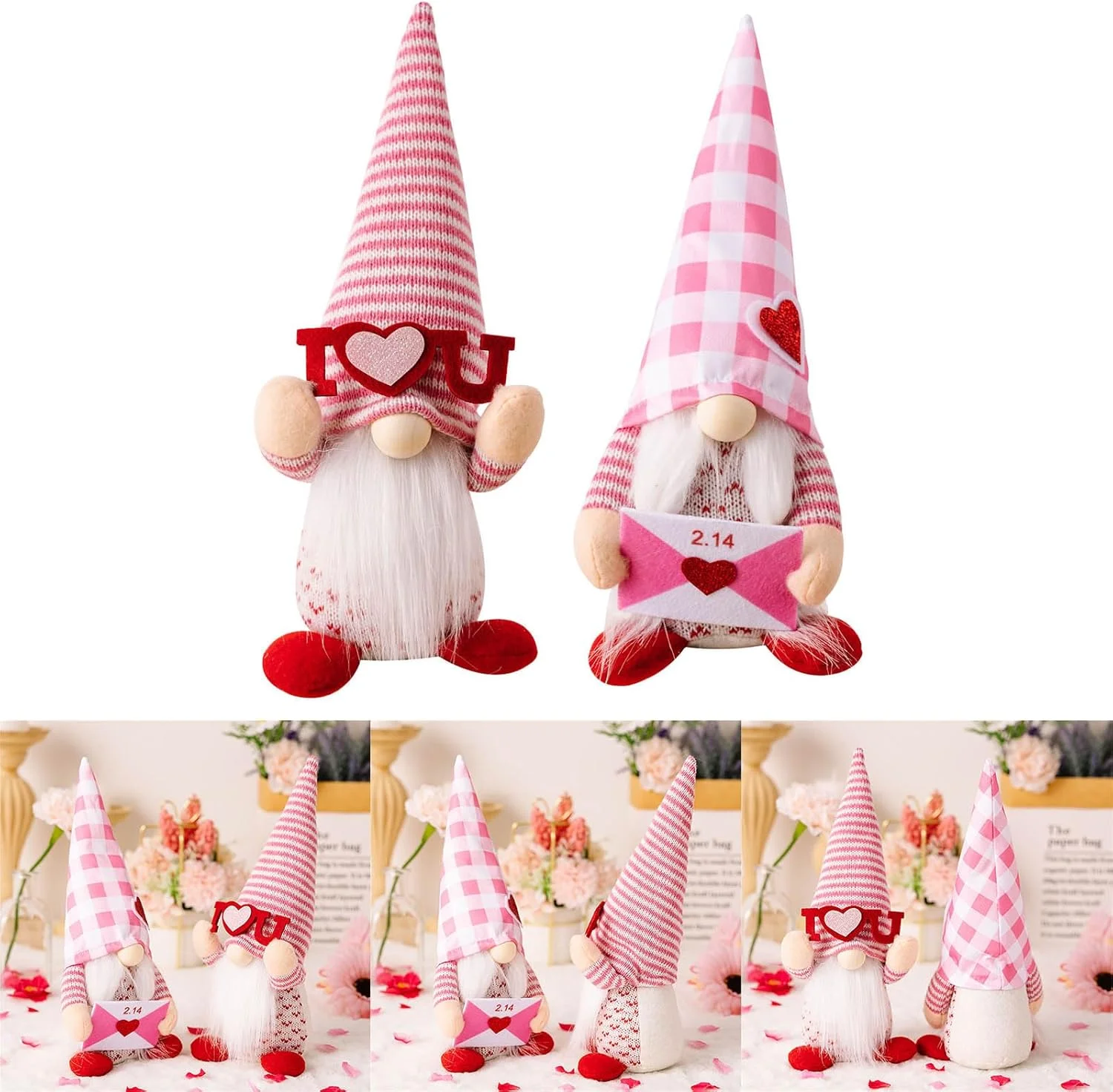 عروسک نفیس روز ولنتاین نوم های زیبا افزودنی عالی برای دکوراسیون کریسمس سال نو هدیه صنایع دستی عروسک تزئینات تعطیلات عروسک نفیس روز ولنتاین نوم های زیبا افزودنی عالی برای دکوراسیون کریسمس سال نو هدیه صنایع دستی عروسک تزئینات تعطیلات