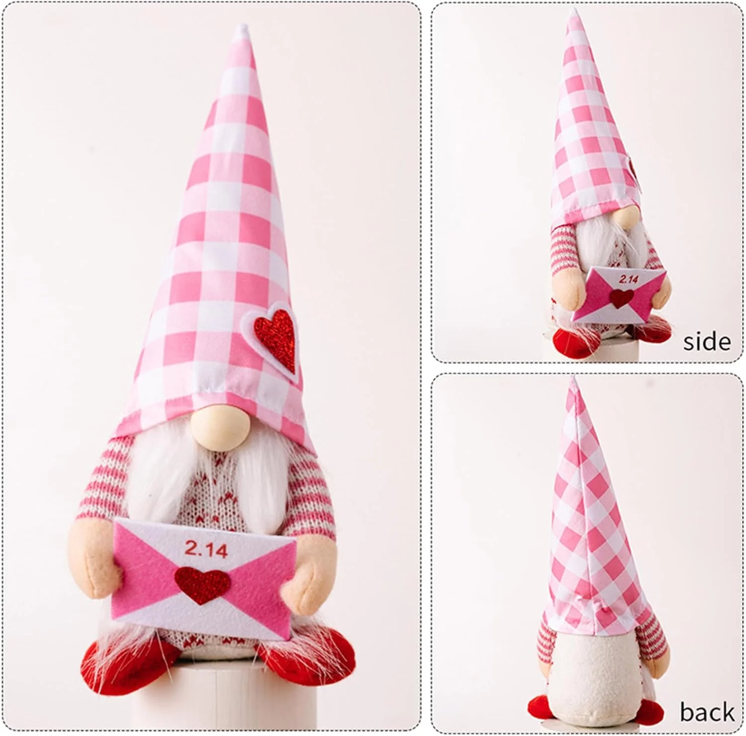 عروسک نفیس روز ولنتاین نوم های زیبا افزودنی عالی برای دکوراسیون کریسمس سال نو هدیه صنایع دستی عروسک تزئینات تعطیلات عروسک نفیس روز ولنتاین نوم های زیبا افزودنی عالی برای دکوراسیون کریسمس سال نو هدیه صنایع دستی عروسک تزئینات تعطیلات