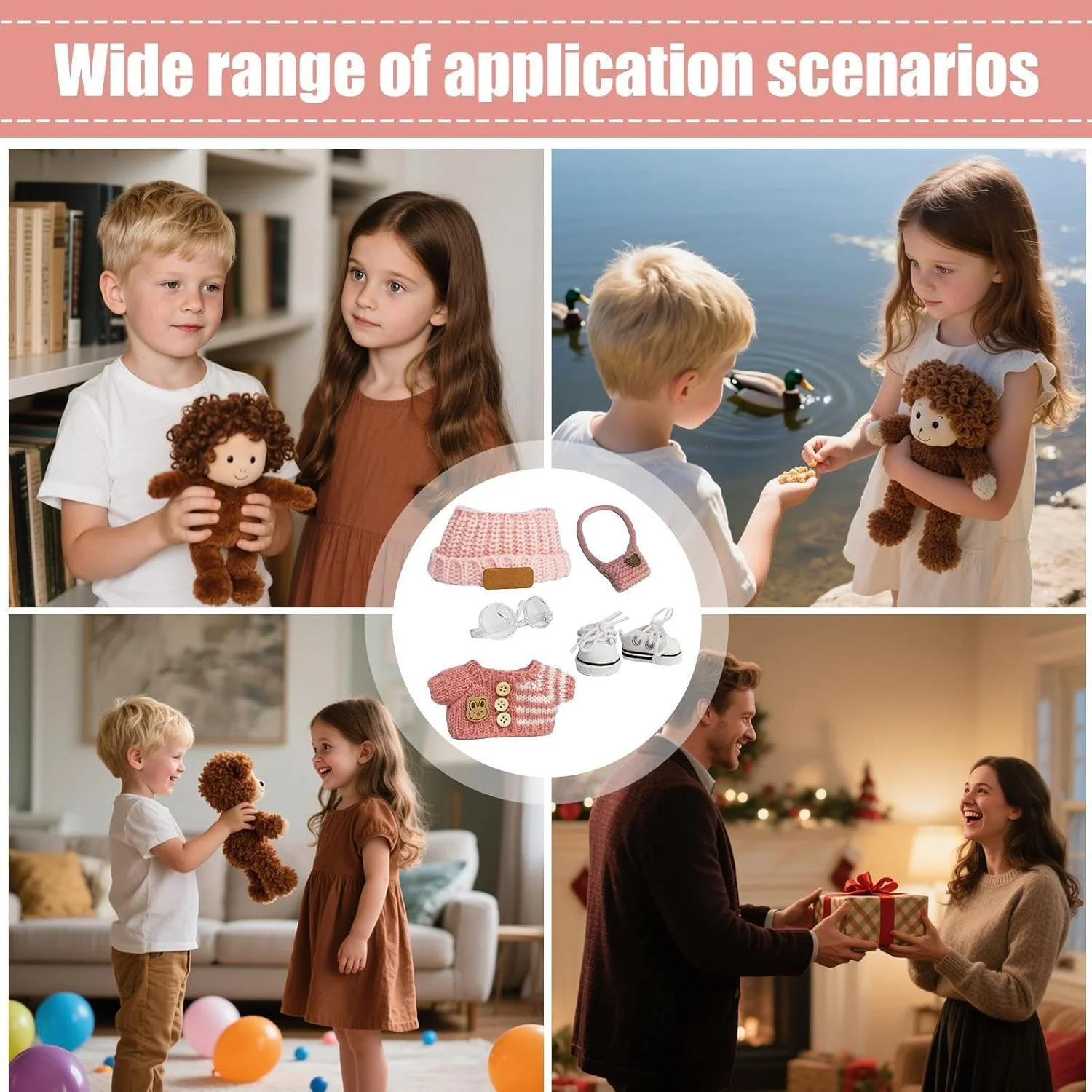 لوازم جانبی عروسک | ست لوازم جانبی لباس عروسک | اسباب بازی تزئینی لباس پوشیدن مد برای نمایش کلکسیونرها، کودکان، دختران، کودکان نوپا، تعطیلات، تولد، بازی تظاهری، کریسمس لوازم جانبی عروسک | ست لوازم جانبی لباس عروسک | اسباب بازی تزئینی لباس پوشیدن مد برای نمایش کلکسیونرها، کودکان، دختران، کودکان نوپا، تعطیلات، تولد، بازی تظاهری، کریسمس