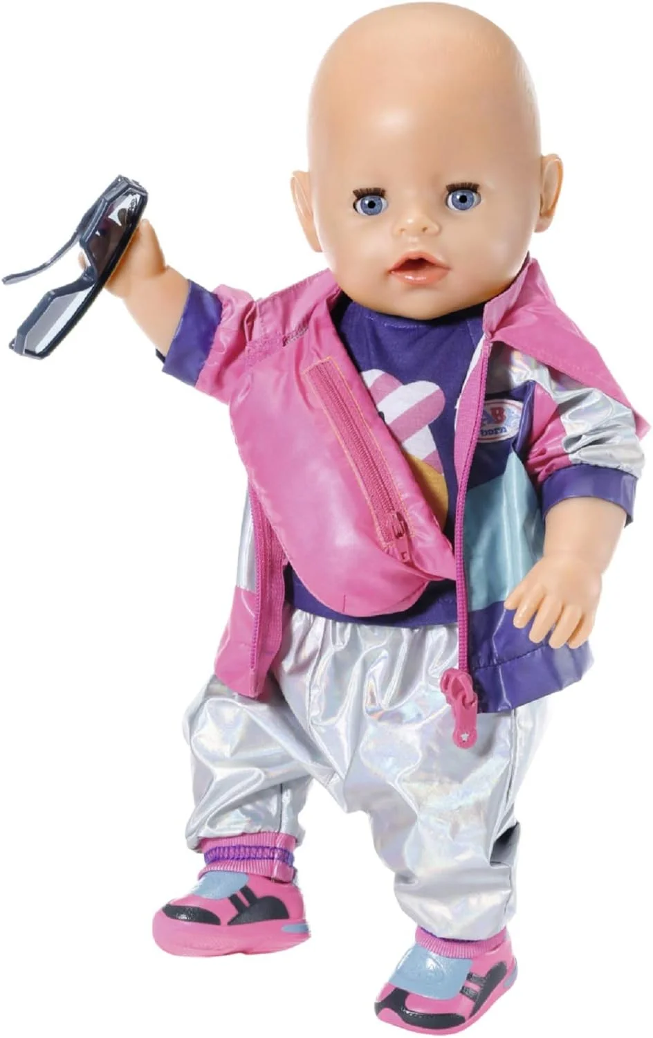 ست لباس دوچرخه سواری د لوکس بیبی بورن زپف کریشن مناسب برای عروسک 43 سانتی متری (عروسک شامل نمی شود) 36+، چند رنگ، 830031