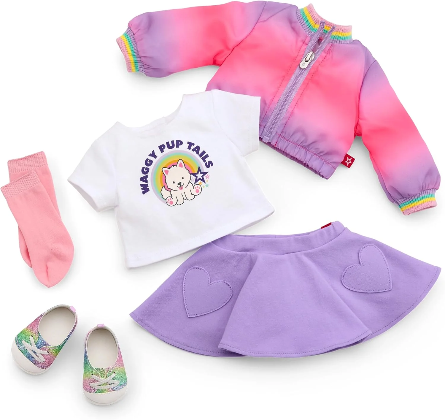 لباس سگ گردان سامر مککینی، دختر سال 2025 امریکن گرل، مناسب برای عروسکهای 18 اینچی، شامل تیشرت، ژاکت، شلوار دامن، جوراب و کفش، مناسب برای سنین 6 سال به بالا لباس سگ گردان سامر مککینی، دختر سال 2025 امریکن گرل، مناسب برای عروسکهای 18 اینچی، شامل تیشرت، ژاکت، شلوار دامن، جوراب و کفش، مناسب برای سنین 6 سال به بالا