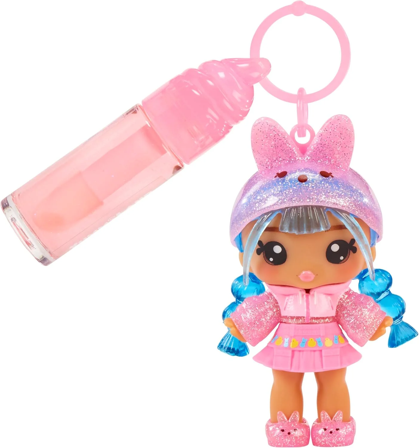 عروسک براق کننده لب YUMMI LAND Yummiland x Peeps – Maddie Mallows – شامل 1 عروسک فشن قابل تنظیم و کیت براق کننده لب با رنگ، عطر و پایه شفاف انحصاری، برای کودکان 4 سال به بالا عروسک براق کننده لب YUMMI LAND Yummiland x Peeps – Maddie Mallows – شامل 1 عروسک فشن قابل تنظیم و کیت براق کننده لب با رنگ، عطر و پایه شفاف انحصاری، برای کودکان 4 سال به بالا