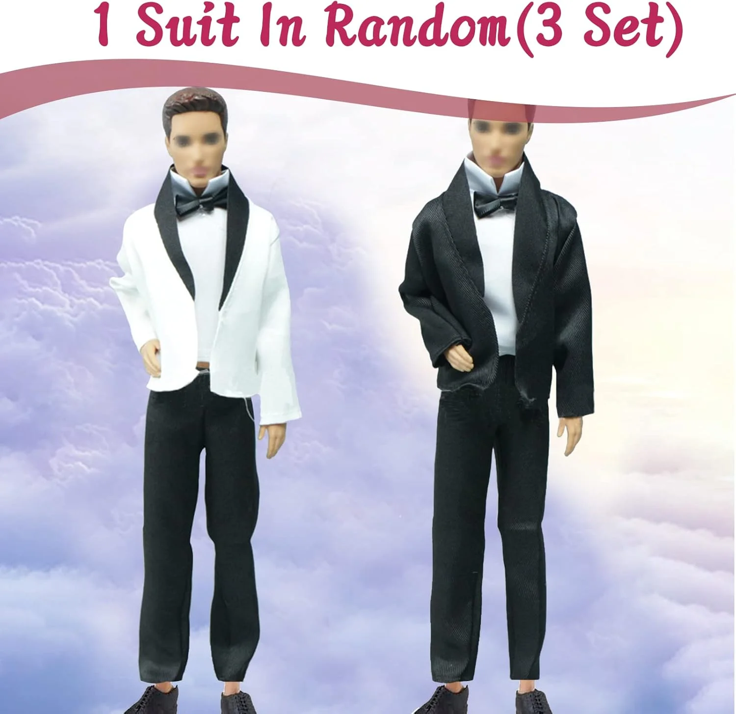 ست لباس عروسک WanderGo شامل 23 تکه لباس و لوازم جانبی سازگار با عروسک های کن، شامل 1 دست کت و شلوار، 5 عدد تاپ، 5 عدد شلوار، 2 عدد شلوارک شنا، 8 عدد کفش، 1 عدد عینک و 1 عدد تخته موج سواری (استایل تصادفی)