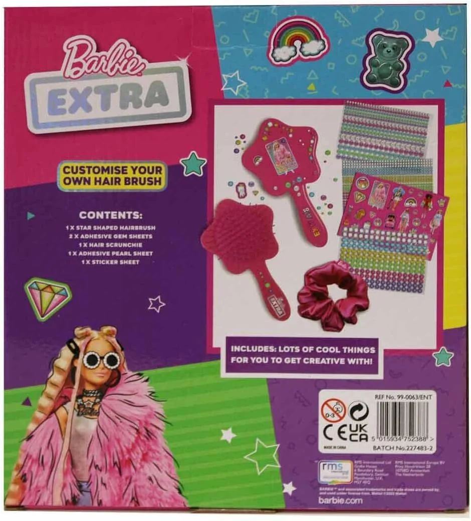ست طراحی برس مو باربی اکسترا - مناسب برای 4 سال به بالا