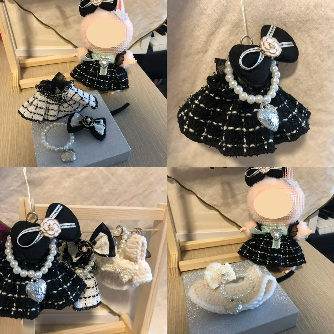 لباس عروسک 17 سانتی متری Coojaw (بدون عروسک)، لباس عروسک برای اسباب بازی، لوازم جانبی عروسک، لباس برای اسباب بازی پولیشی، بدون عروسک (مشکی) لباس عروسک 17 سانتی متری Coojaw (بدون عروسک)، لباس عروسک برای اسباب بازی، لوازم جانبی عروسک، لباس برای اسباب بازی پولیشی، بدون عروسک (مشکی)