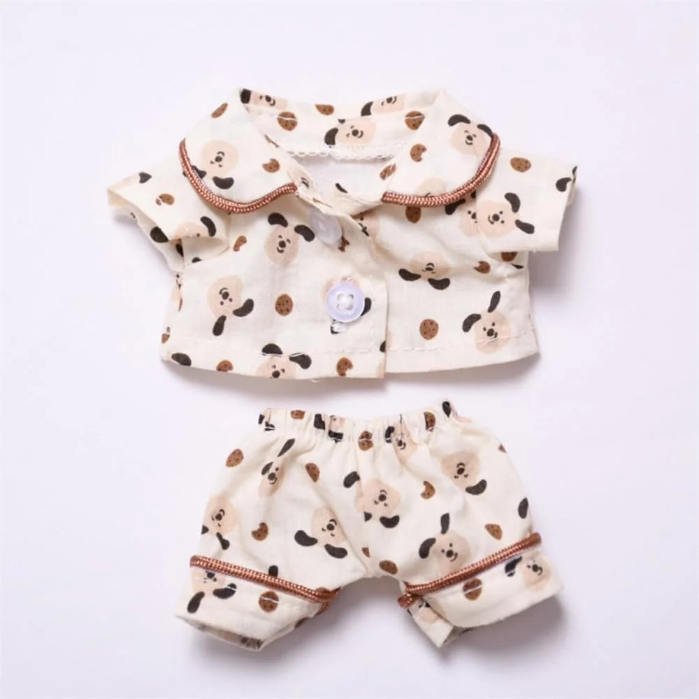 ست لباس برای عروسک لابوبو، سازگار با AZONEE برای عروسک لابوبو 17 سانتی‌متری (6.7 اینچی)، ست لباس‌های طراح برای لوازم جانبی عروسک‌های LABUBU، لباس خواب لوکس (بدون عروسک)