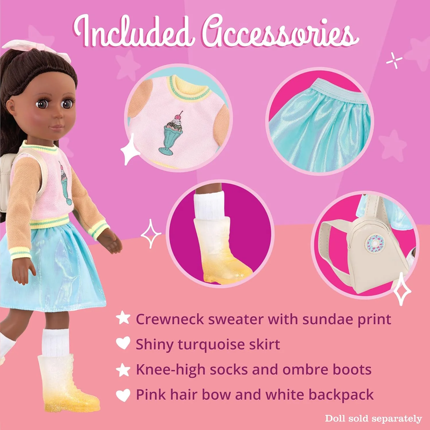لباس و اکسسوری لوکس عروسک 14 اینچی Glitter Girls by Battat Sweet Dazzle Tutu & Sweater مناسب برای دختران بالای 3 سال، اسباب بازی های کودکان، GG50121Z لباس و اکسسوری لوکس عروسک 14 اینچی Glitter Girls by Battat Sweet Dazzle Tutu & Sweater مناسب برای دختران بالای 3 سال، اسباب بازی های کودکان، GG50121Z