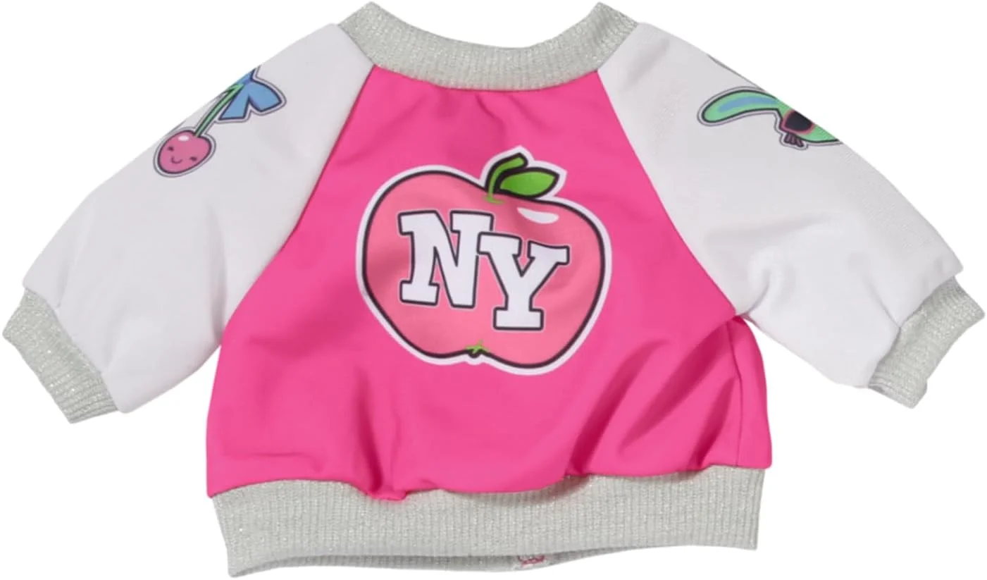 ست لباس مسافرتی لوکس بیبی بورن به همراه لباس عروسک، کلاه سطلی، کفش، ژاکت، پاسپورت و چمدان برای عروسک های 43 سانتی متری، مناسب برای کودکان 3 سال به بالا، 836316 زپف کریشن ست لباس مسافرتی لوکس بیبی بورن به همراه لباس عروسک، کلاه سطلی، کفش، ژاکت، پاسپورت و چمدان برای عروسک های 43 سانتی متری، مناسب برای کودکان 3 سال به بالا، 836316 زپف کریشن