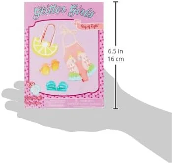 لباس عروسک Glitter Girls - لباس شنا - عینک آفتابی، کیف دستی، صندل - لوازم جانبی ساحل - 3 سال به بالا - Ray Of Light لباس عروسک Glitter Girls - لباس شنا - عینک آفتابی، کیف دستی، صندل - لوازم جانبی ساحل - 3 سال به بالا - Ray Of Light