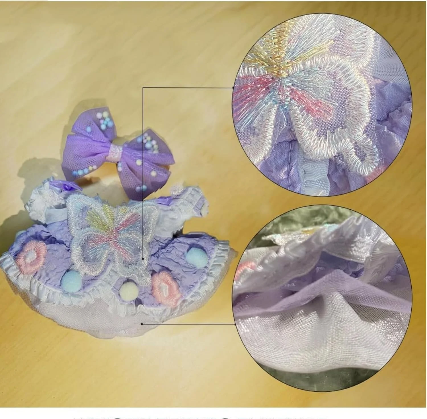 ست لباس عروسک TAME مناسب برای عروسک های 15 و 17 سانتی متری، ست 3 تکه لباس عروسک، لباس های شیک دست ساز برای عروسک (بدون عروسک) (E) ست لباس عروسک TAME مناسب برای عروسک های 15 و 17 سانتی متری، ست 3 تکه لباس عروسک، لباس های شیک دست ساز برای عروسک (بدون عروسک) (E)