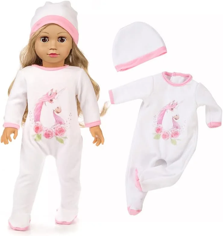 ZQDOLL ست هدیه 19 تکه لباس عروسک آمریکایی برای لباس و لوازم جانبی عروسک 18 اینچی، شامل 10 ست کامل لباس ZQDOLL ست هدیه 19 تکه لباس عروسک آمریکایی برای لباس و لوازم جانبی عروسک 18 اینچی، شامل 10 ست کامل لباس