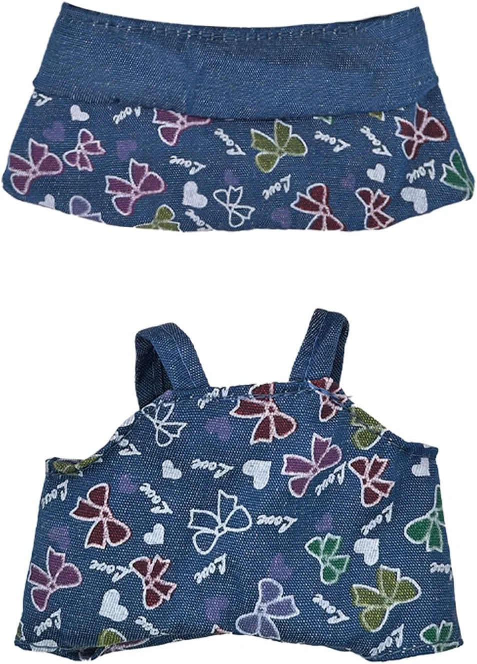 لباس عروسک لابوبو KASTWAVE، ست لباس 17 سانتی متری با تم خرس به همراه کلاه، لوازم جانبی شیک و جذاب لباس عروسک (عروسک شامل نمی شود)