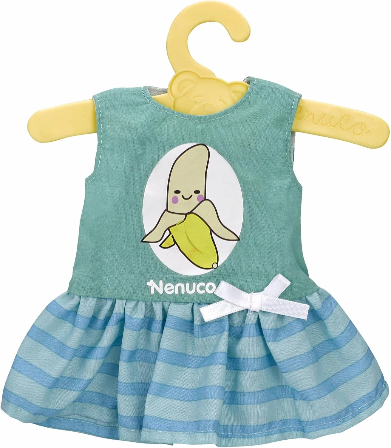 لباس ننوکو مدل 700012823 به همراه چوب لباسی طرح موز، مناسب عروسک 35 سانتیمتری لباس ننوکو مدل 700012823 به همراه چوب لباسی طرح موز، مناسب عروسک 35 سانتیمتری