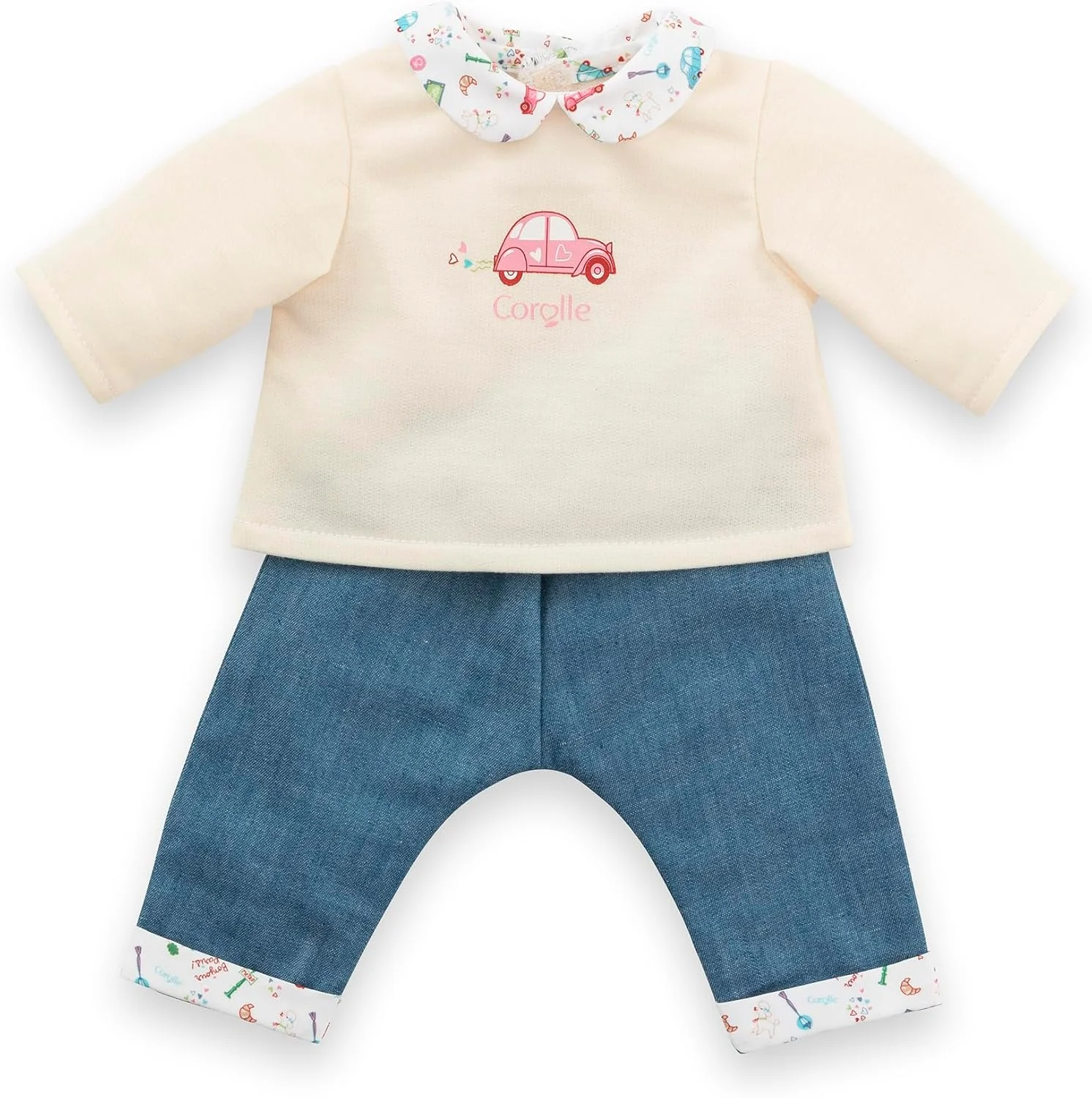 Corolle Mon Premier Paris شلوار و تاپ عروسک - مناسب برای تمام عروسک های 30 سانتی متری 18 ماه به بالا Corolle Mon Premier Paris شلوار و تاپ عروسک - مناسب برای تمام عروسک های 30 سانتی متری 18 ماه به بالا