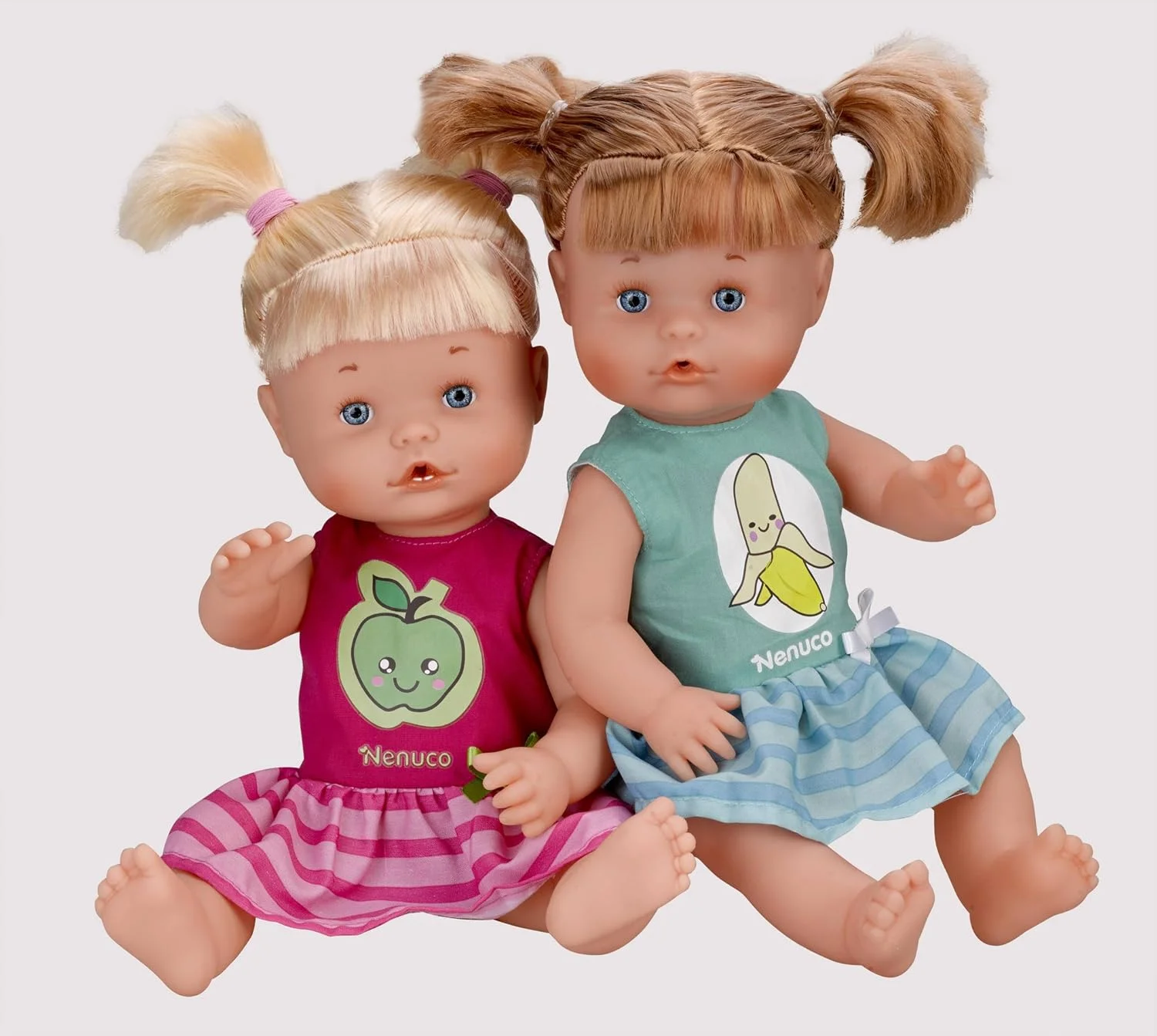 لباس ننوکو مدل 700012823 به همراه چوب لباسی طرح موز، مناسب عروسک 35 سانتی‌متری