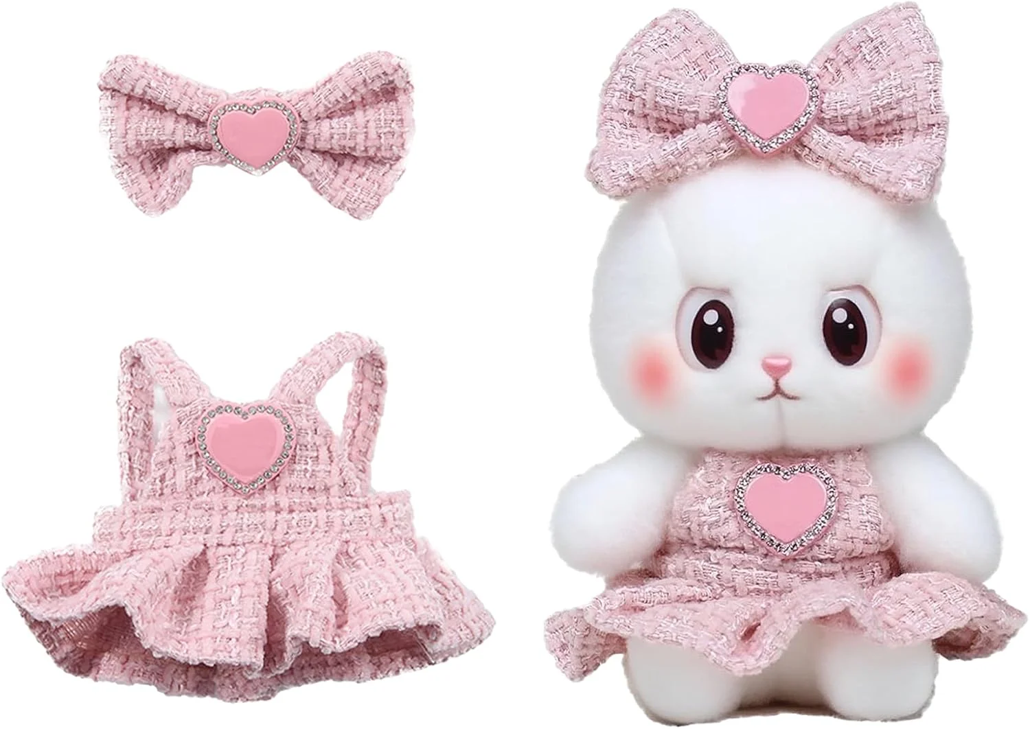 لباس عروسک 17 سانتی متری - لباس عروسک های ناز 6.7 اینچی - لوازم جانبی مد درجه یک، لباس عروسک های شیک لوکس و بسته استایل، هدیه برای دوستداران (استایل E) لباس عروسک 17 سانتی متری - لباس عروسک های ناز 6.7 اینچی - لوازم جانبی مد درجه یک، لباس عروسک های شیک لوکس و بسته استایل، هدیه برای دوستداران (استایل E)