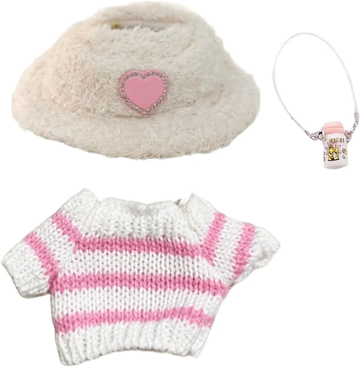 لباس عروسک، ست لباس عروسک زیبا، لباس برای عروسک های 17 سانتی متری، لباس پوشیدن با استایل منحصر به فرد و زیبا، مناسب برای کلکسیونرها، هدیه کودکان، بدون عروسک (صورتی) لباس عروسک، ست لباس عروسک زیبا، لباس برای عروسک های 17 سانتی متری، لباس پوشیدن با استایل منحصر به فرد و زیبا، مناسب برای کلکسیونرها، هدیه کودکان، بدون عروسک (صورتی)